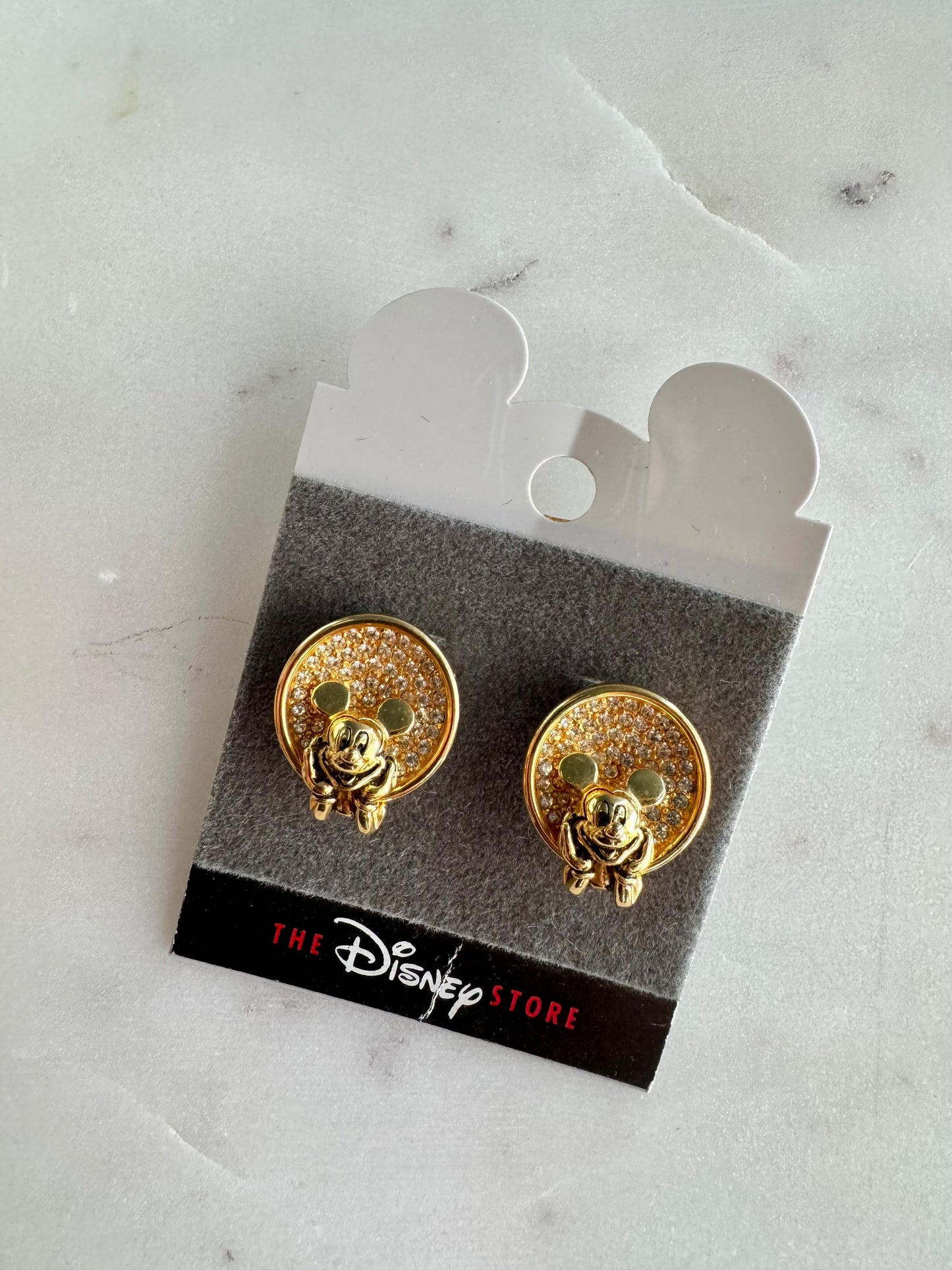 Napier Mickey Mouse Earrings