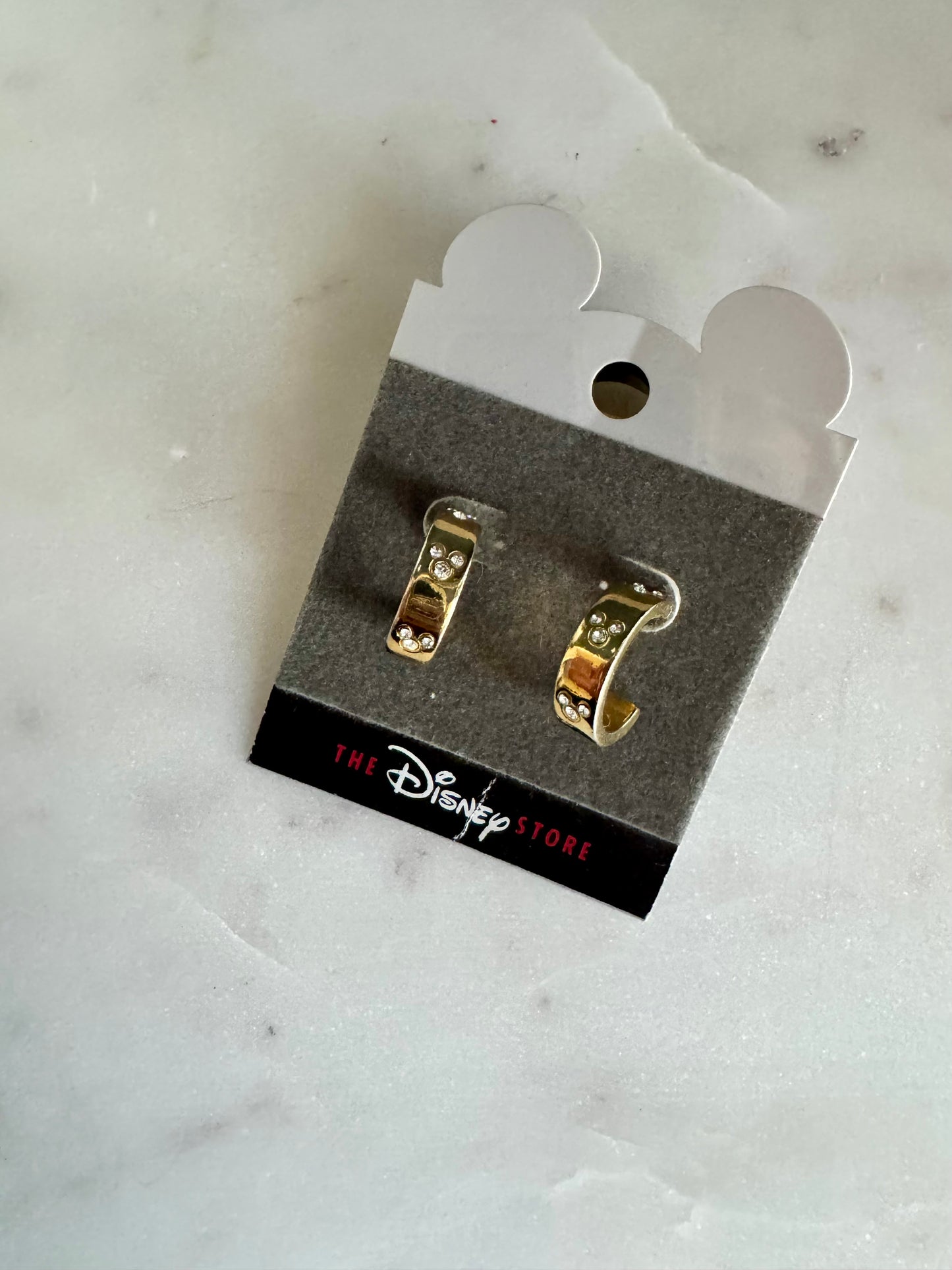 Mickey Mouse Rhinestone Hoops