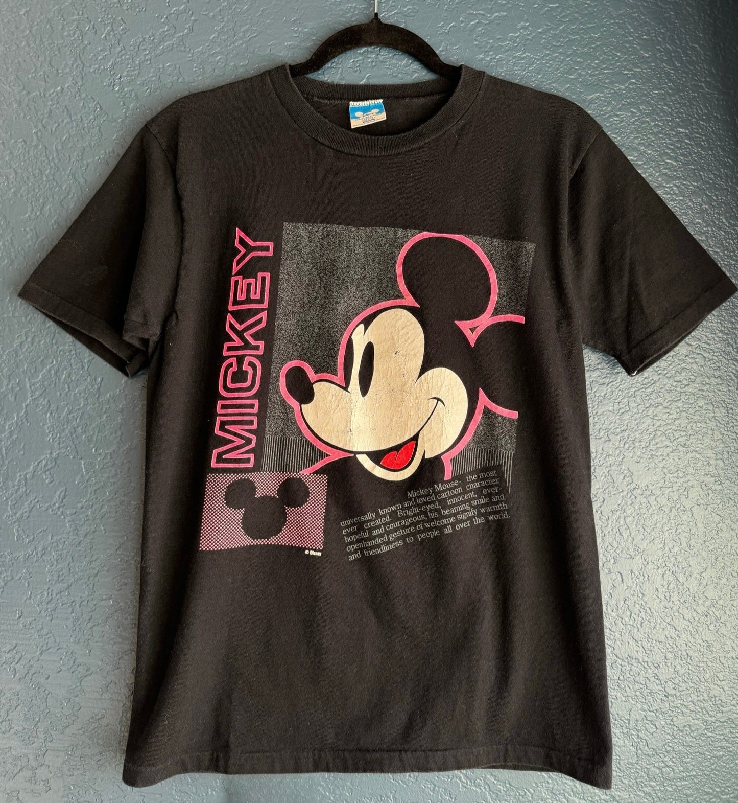 Neon Graphic Mickey Tee