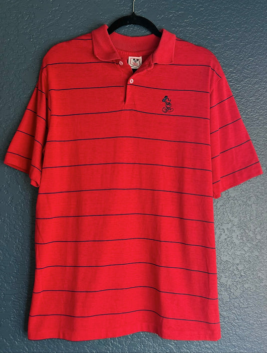 Stripe Mickey Mouse Polo