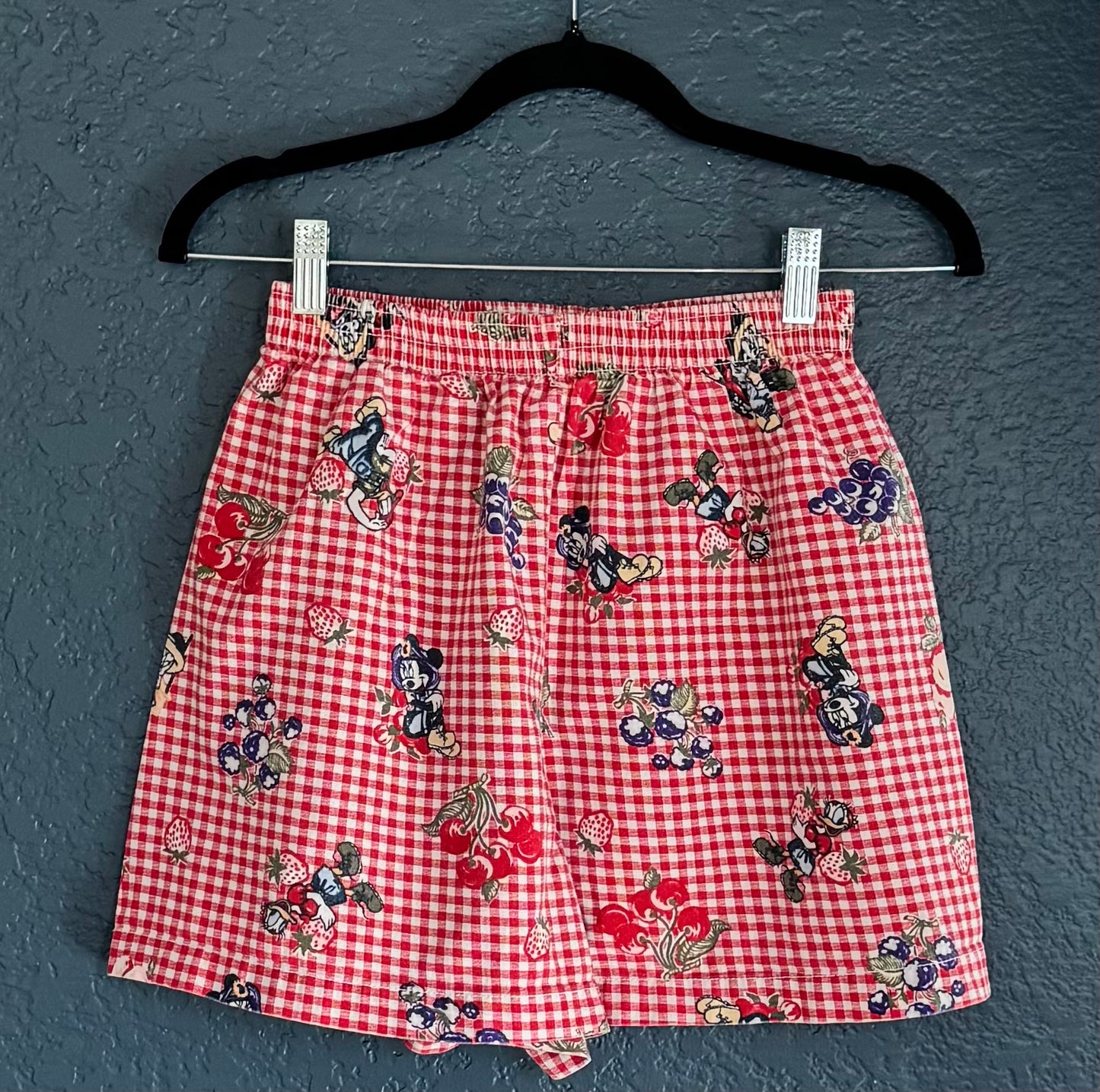 Mickey Mouse Gingham Picnic Shorts