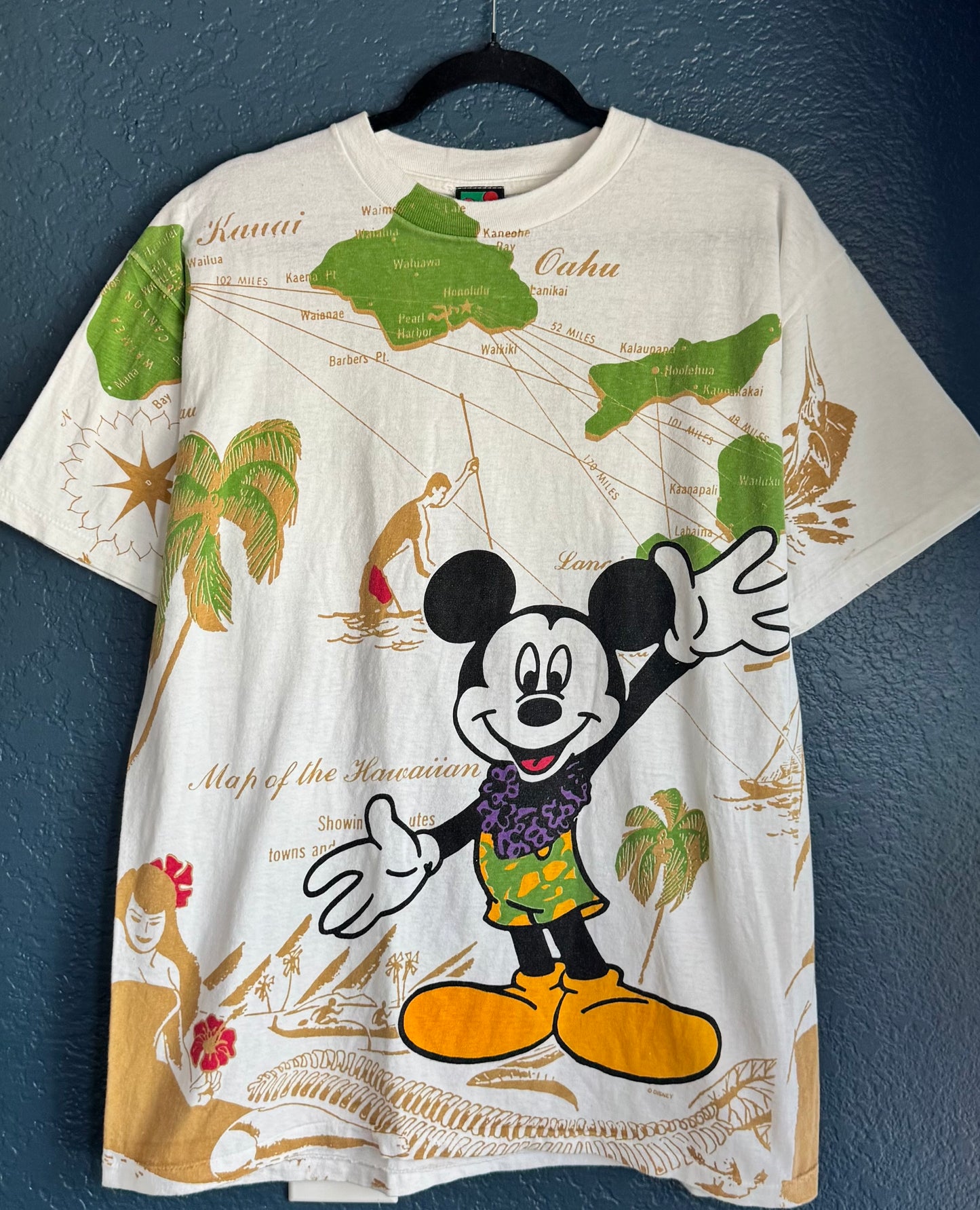 Hawaiian Mickey AOP Shirt