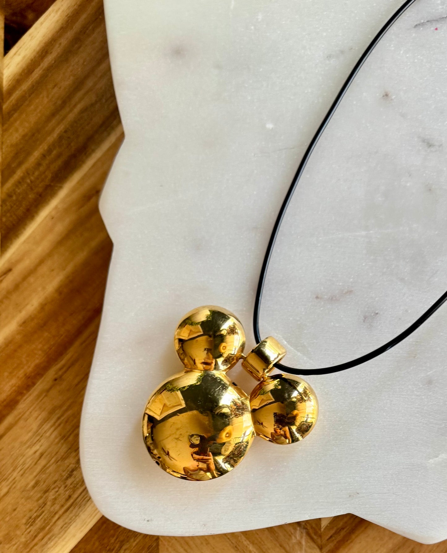 Large Napier Mickey Necklace