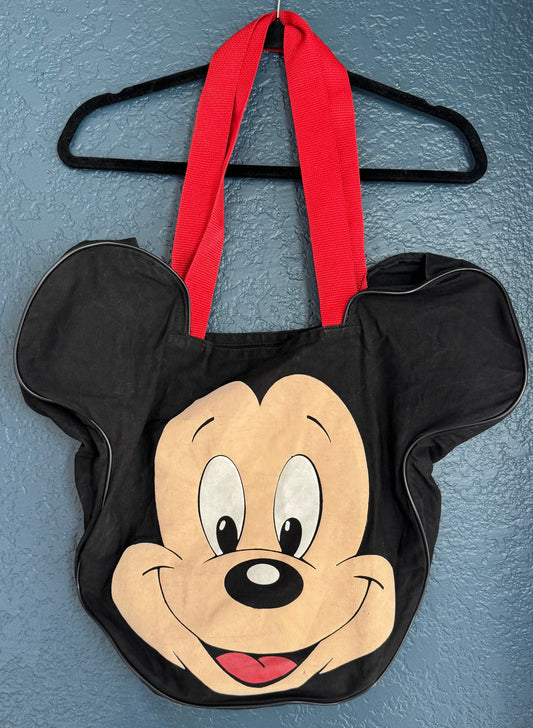 Big Face Mickey Mouse Tote Bag