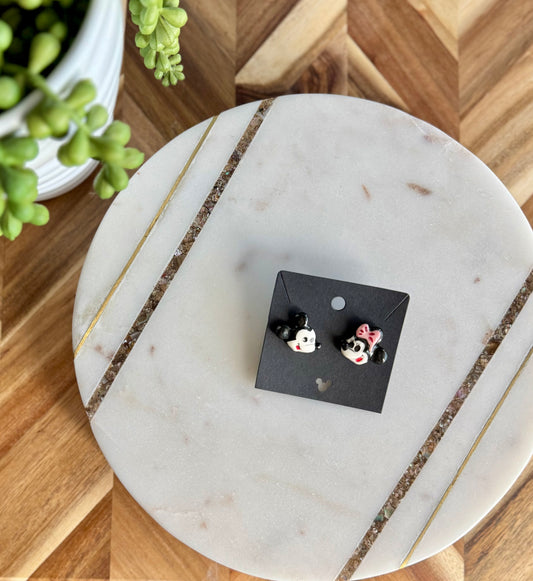 Mickey & Minnie Stud Earrings