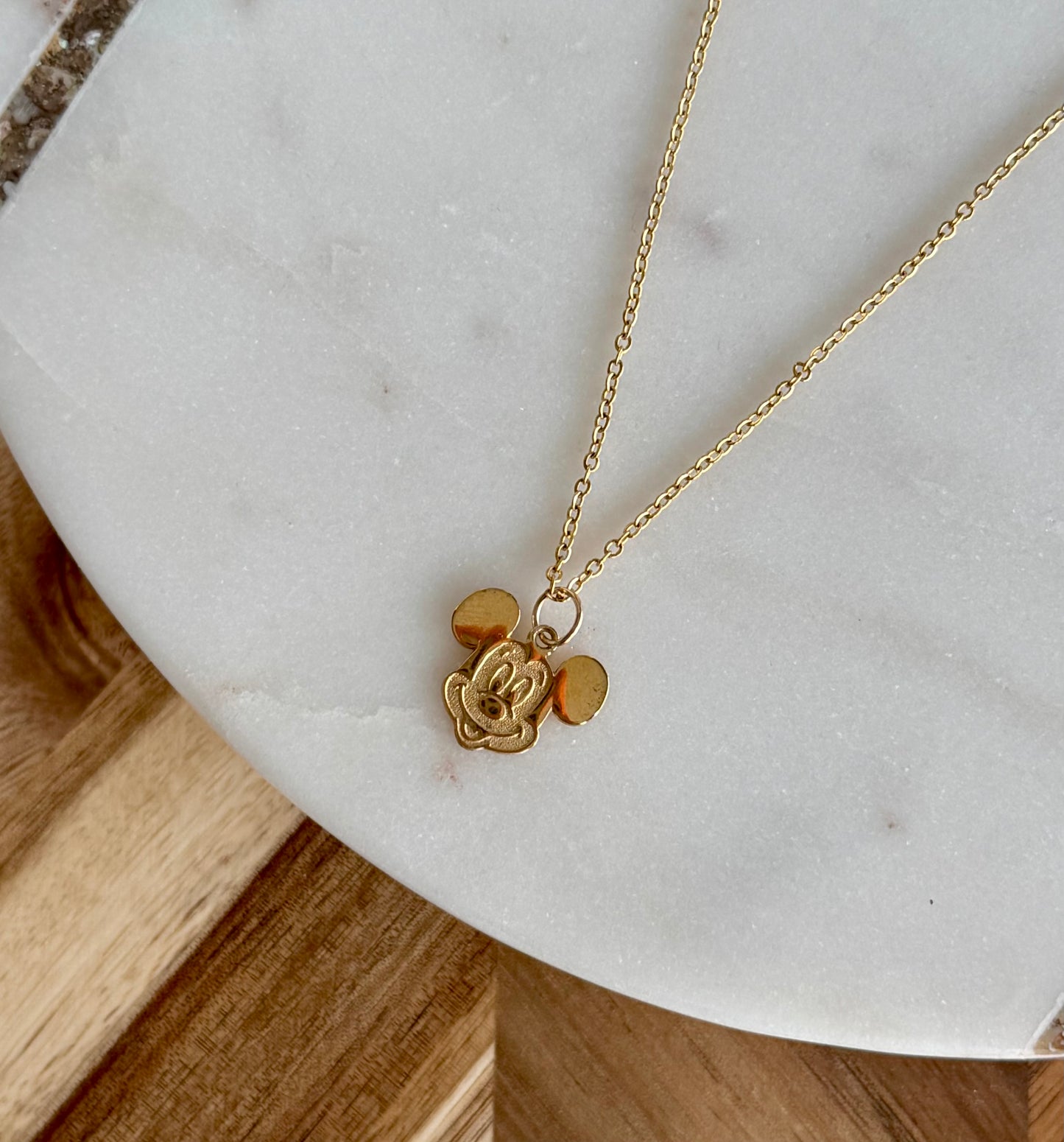 Mickey Mouse Face Necklace