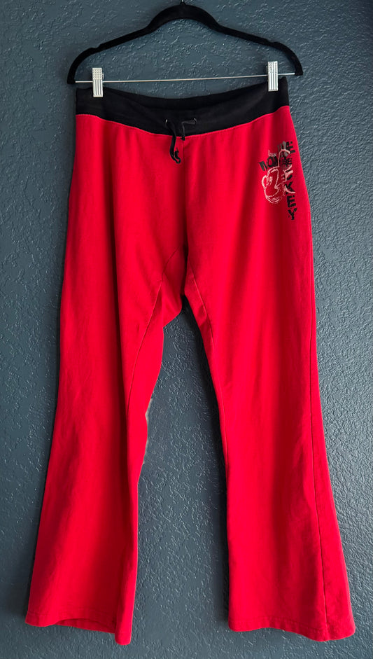 Y2K Mickey Mouse Track Pants