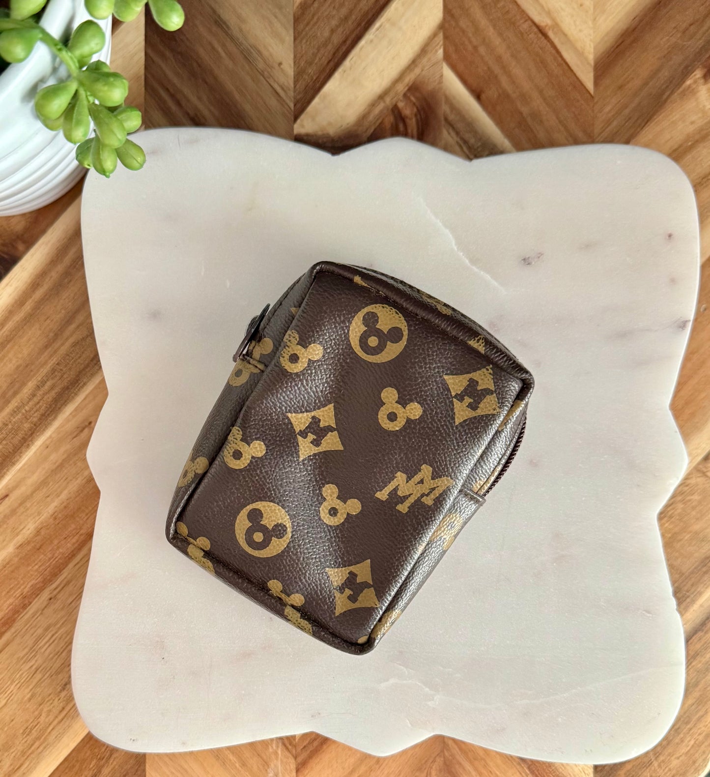 Mickey Mouse Monogram Cosmetic Bag / Pouch