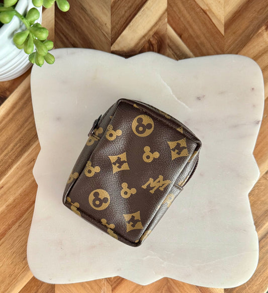 Mickey Mouse Monogram Cosmetic Bag / Pouch