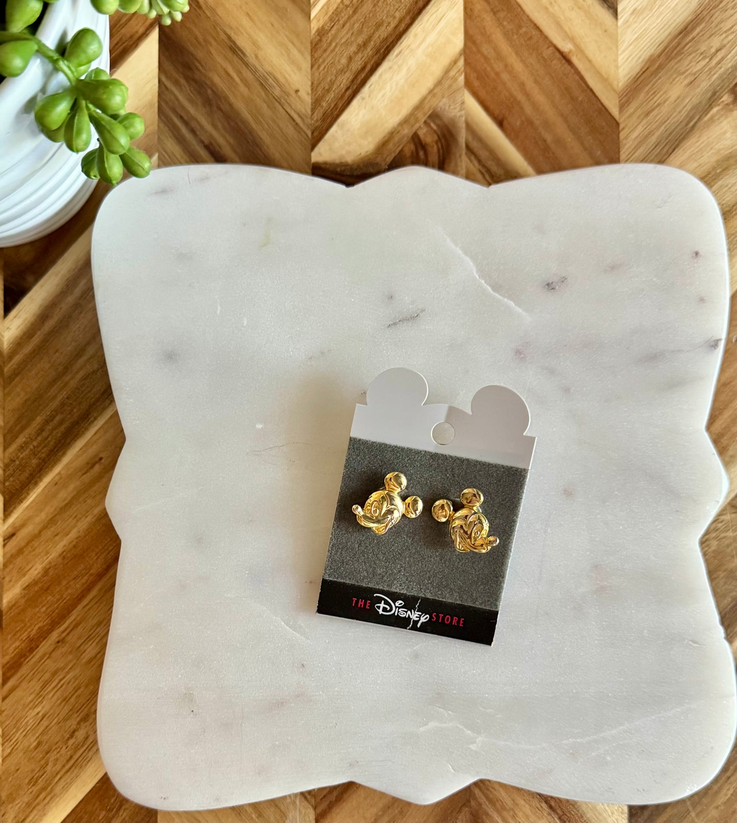 Large Mickey Mouse Stud Earrings