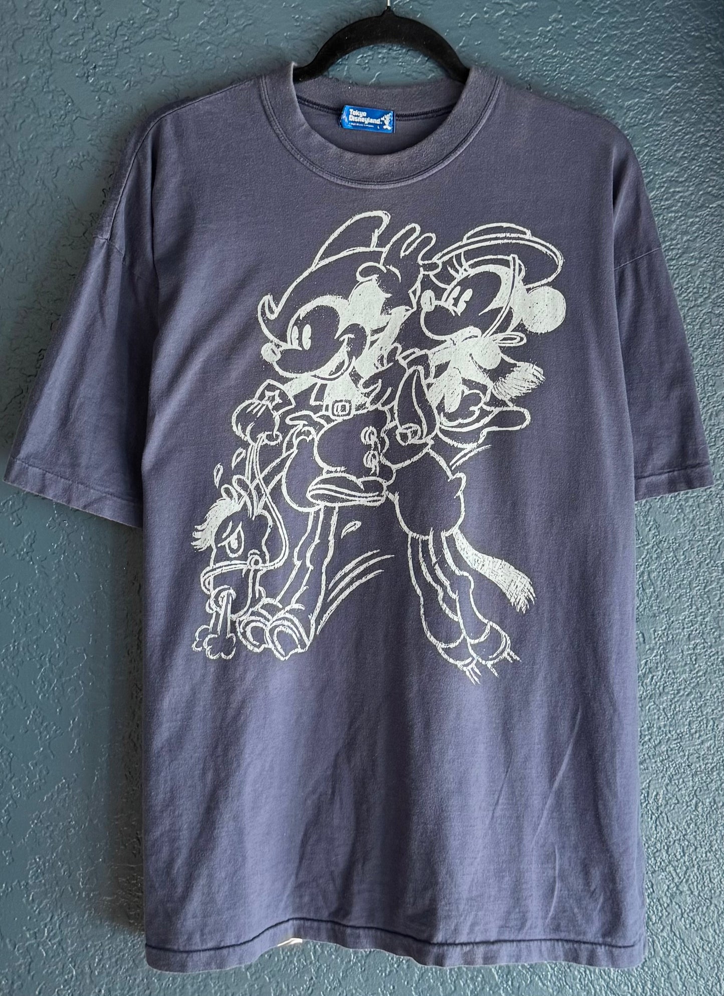Tokyo Disneyland Cowboy Mickey & Minnie Shirt