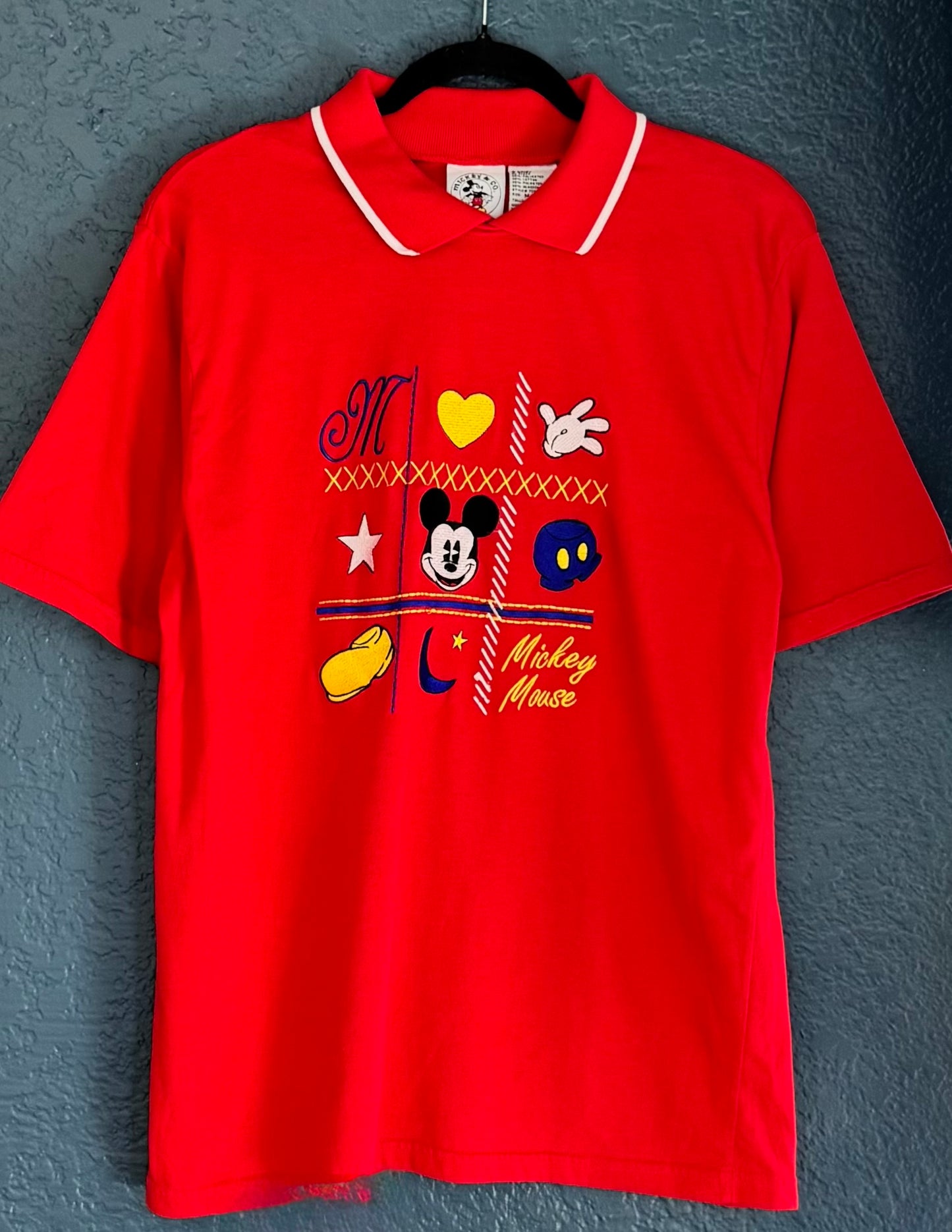 Embroidered Mickey Polo Shirt