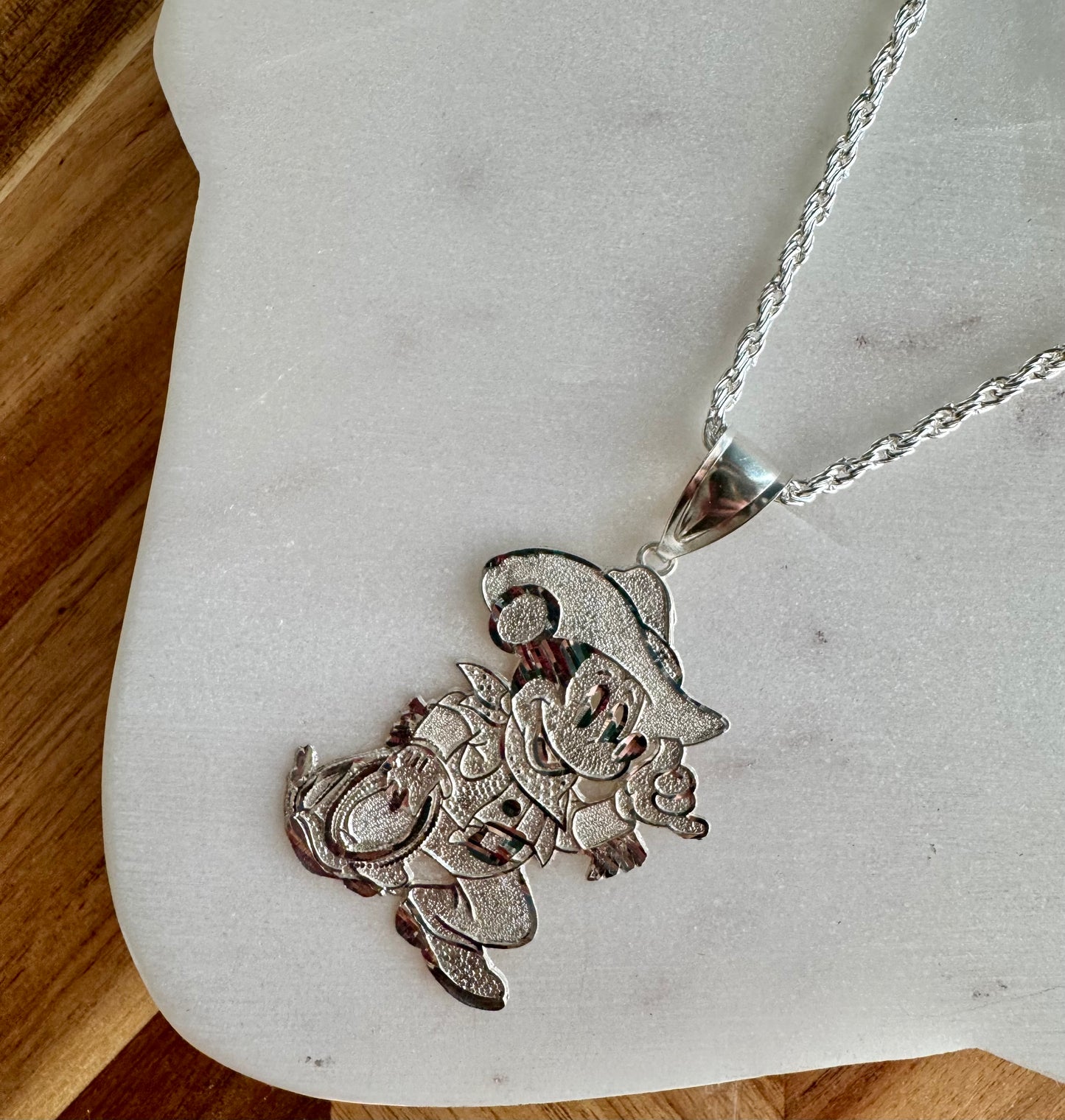 Cowboy Mickey Mouse Necklace