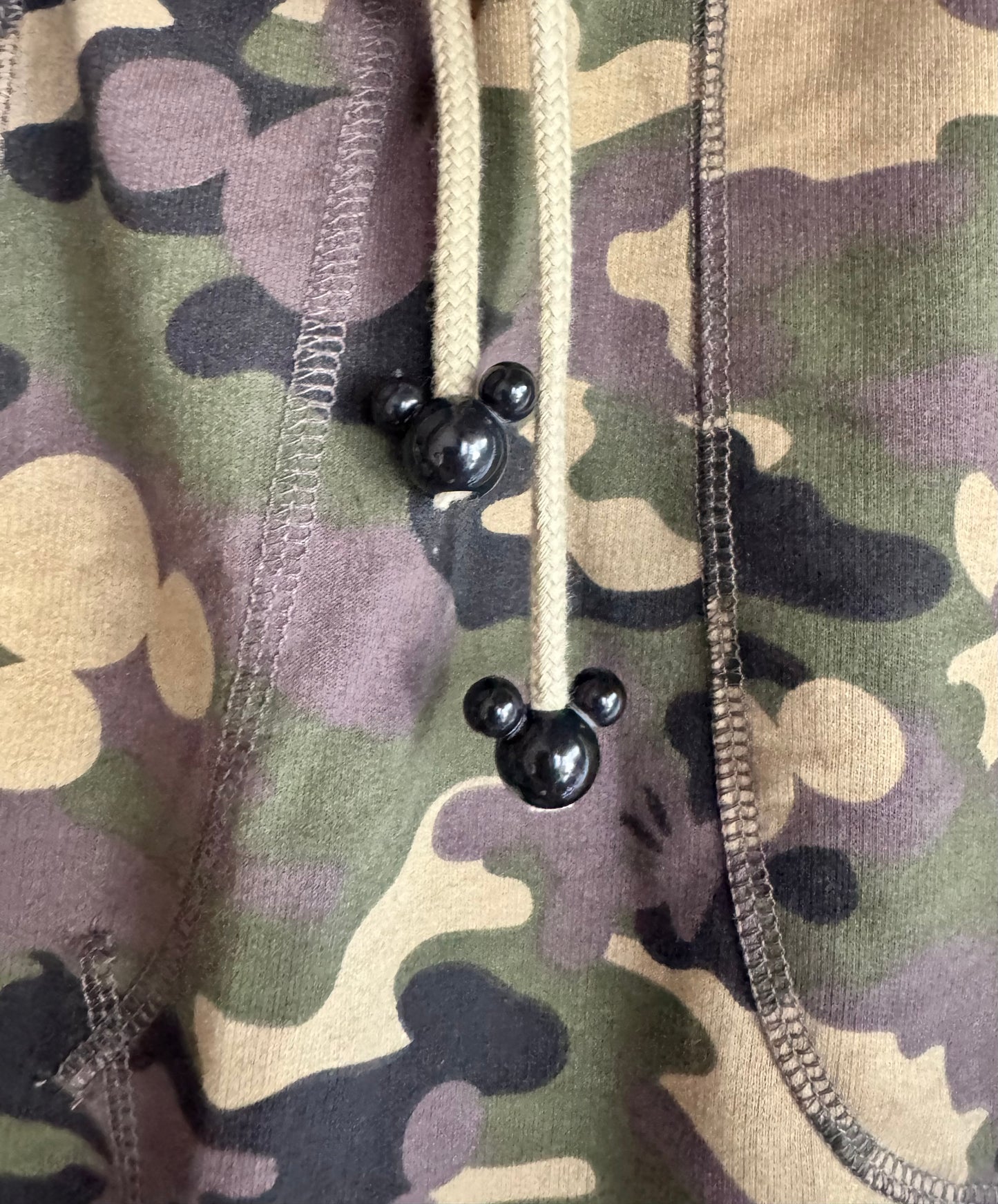 Camo Mickey Cotton Skirt