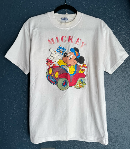 Puff Paint Racer Mickey Shirt