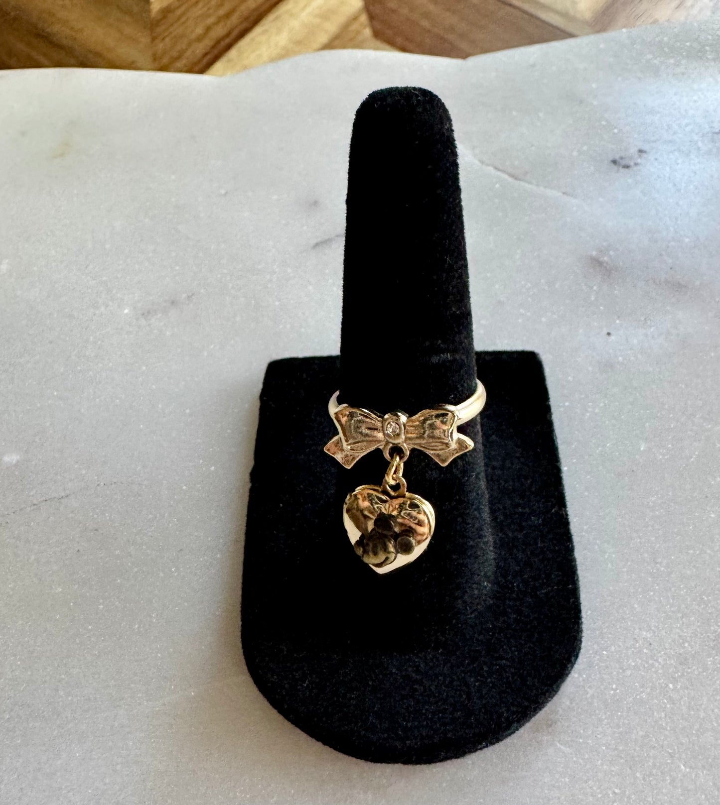 Mickey Mouse Heart Locket Ring