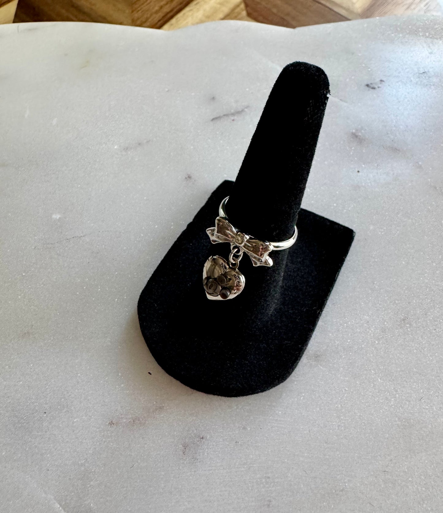 Mickey Mouse Heart Locket Ring