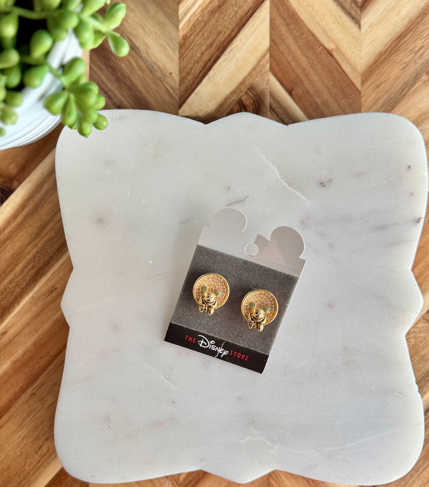 Napier Mickey Mouse Earrings