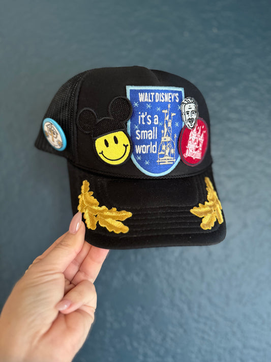 Upcycled Vintage Patch Trucker Hat