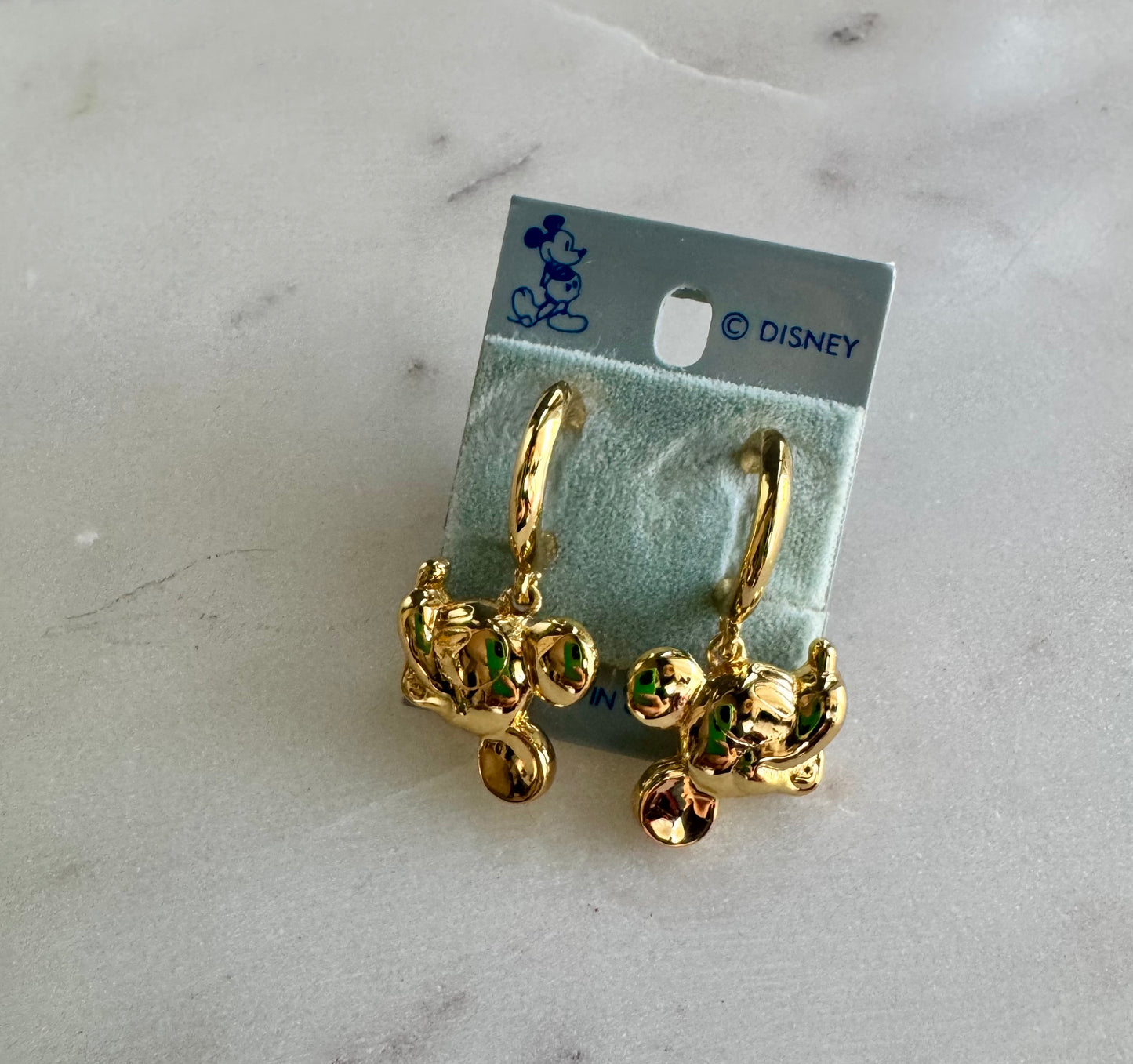 Mickey Mouse Charm Earrings