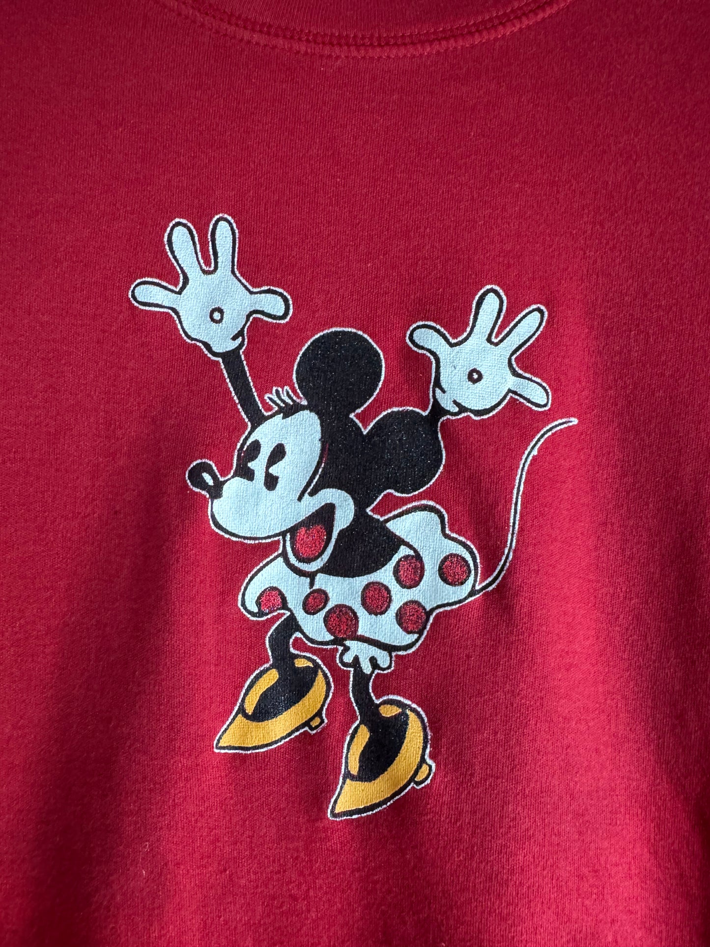 Minnie Mouse Glitter Baby Tee