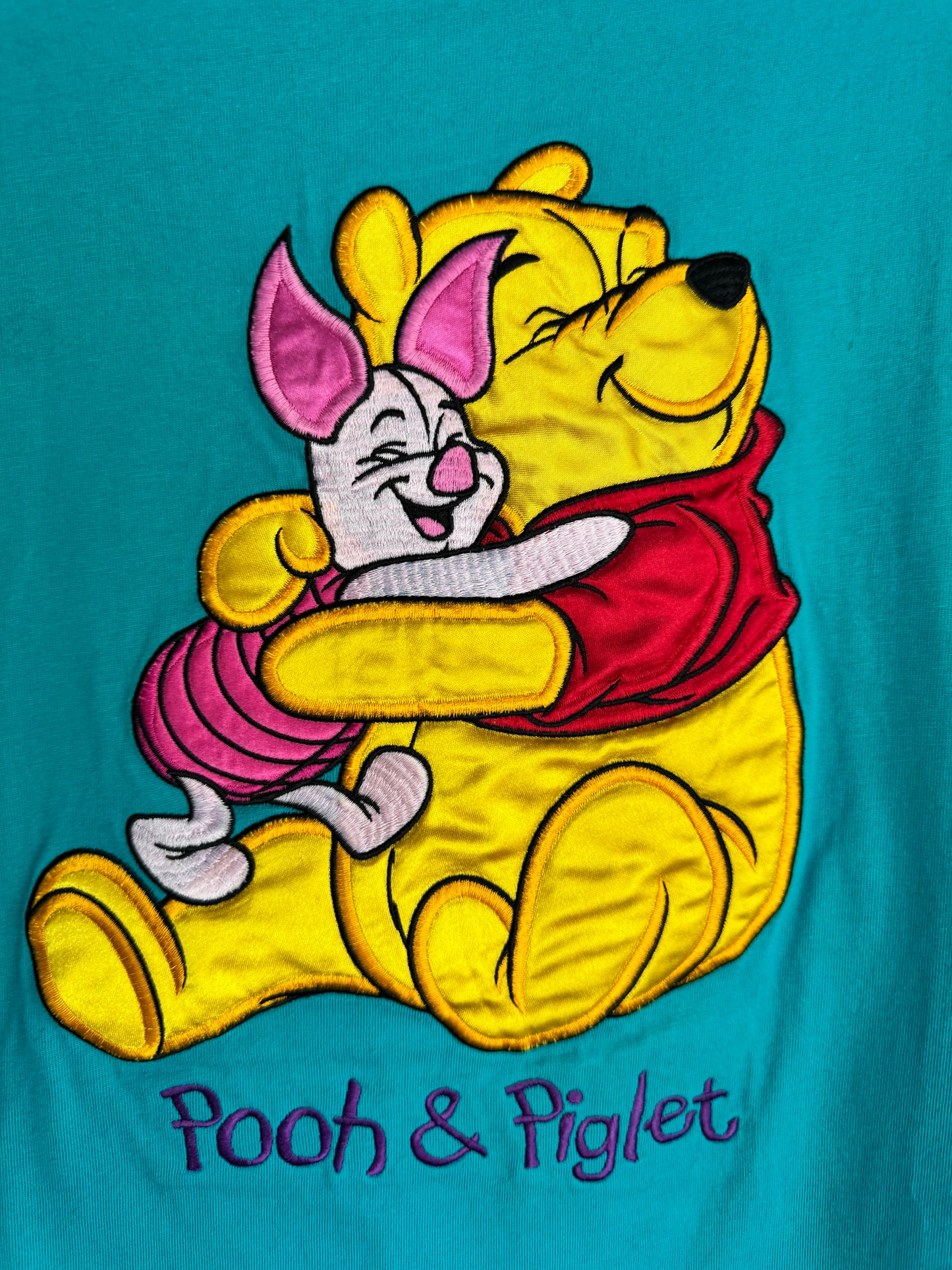 Pooh & Piglet Embroidered Patch Shirt