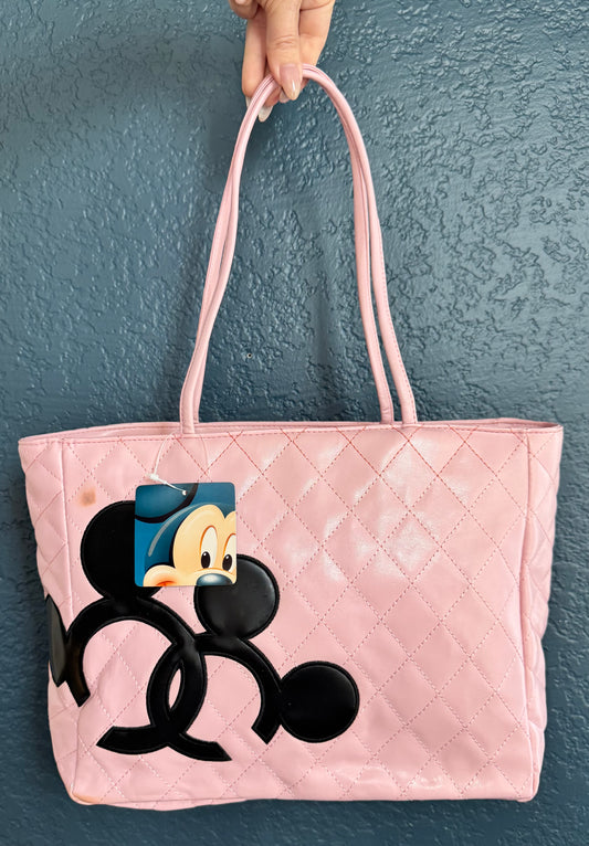 Mickey Mouse Quilted "Chanel" Tote Bag