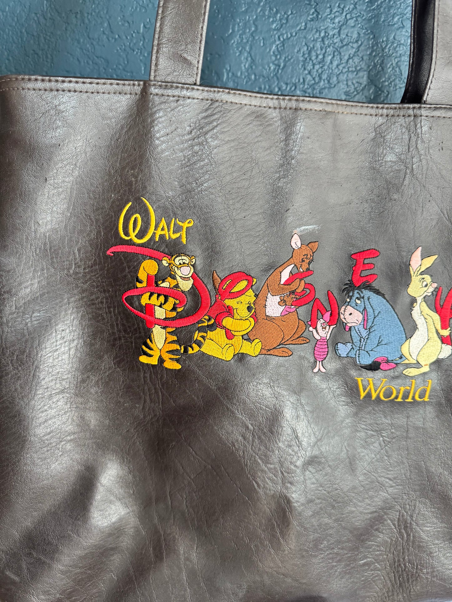 Embroidered Pooh & Friends WDW Tote Bag