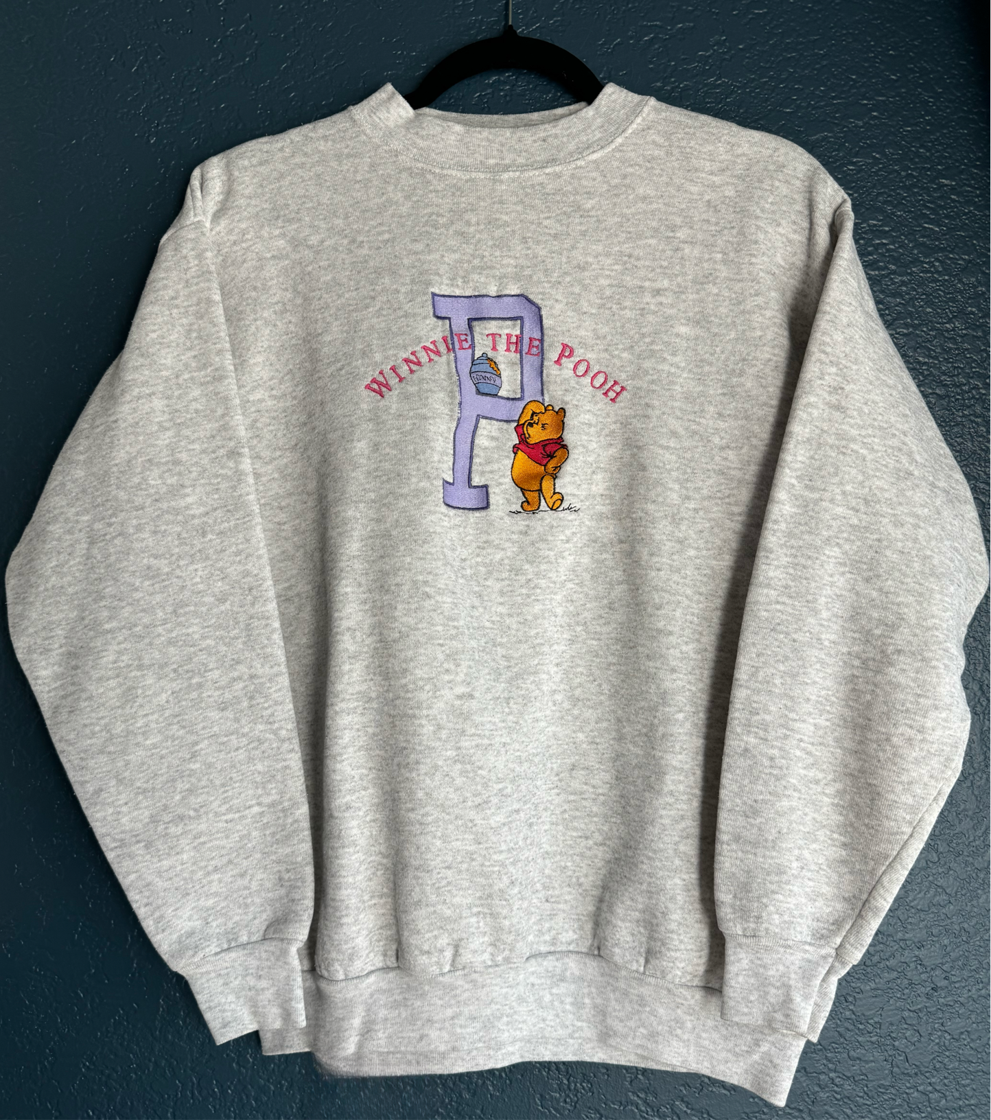 Embroidered Winnie The Pooh Crewneck