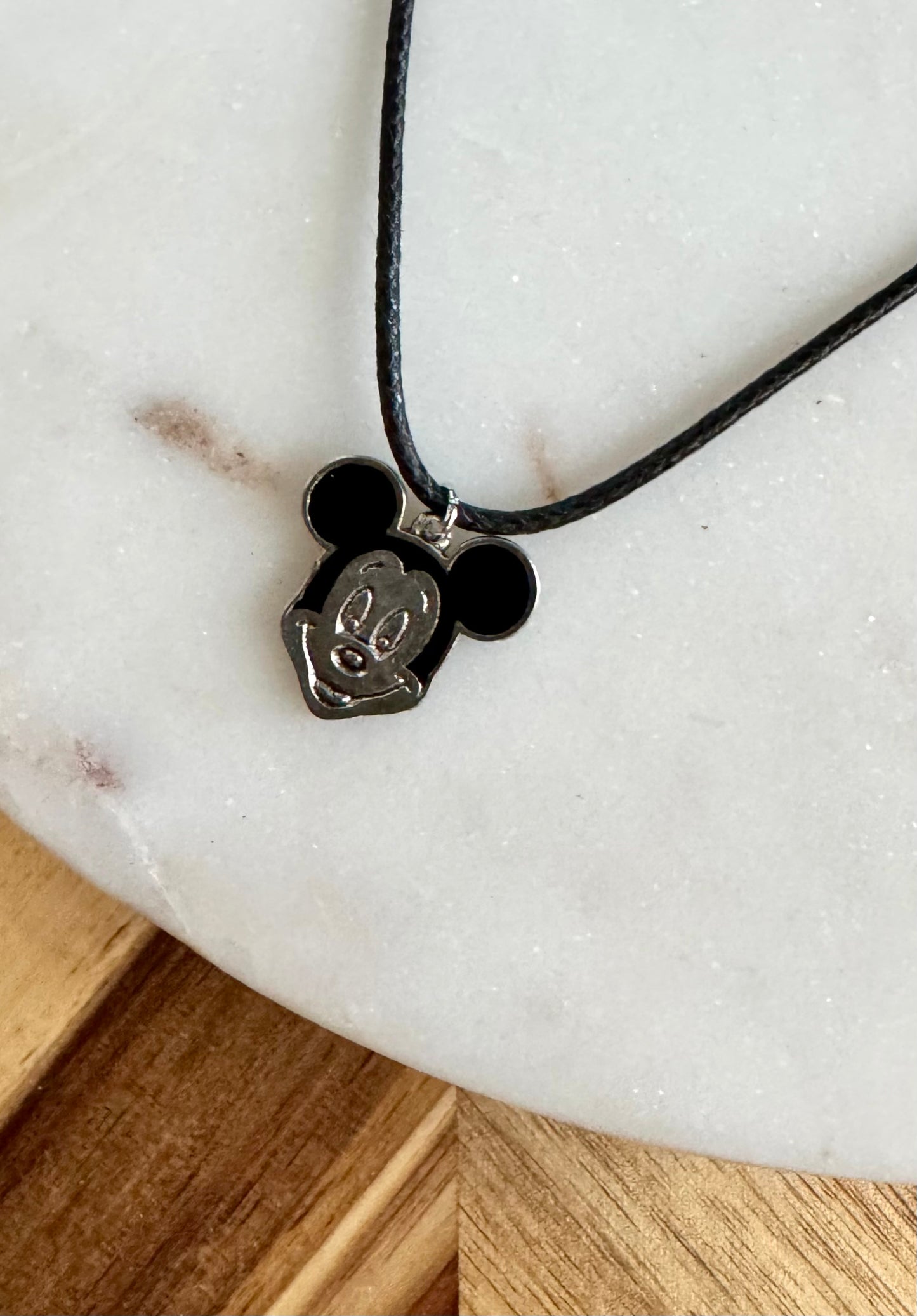 Mickey Mouse Cord Necklace