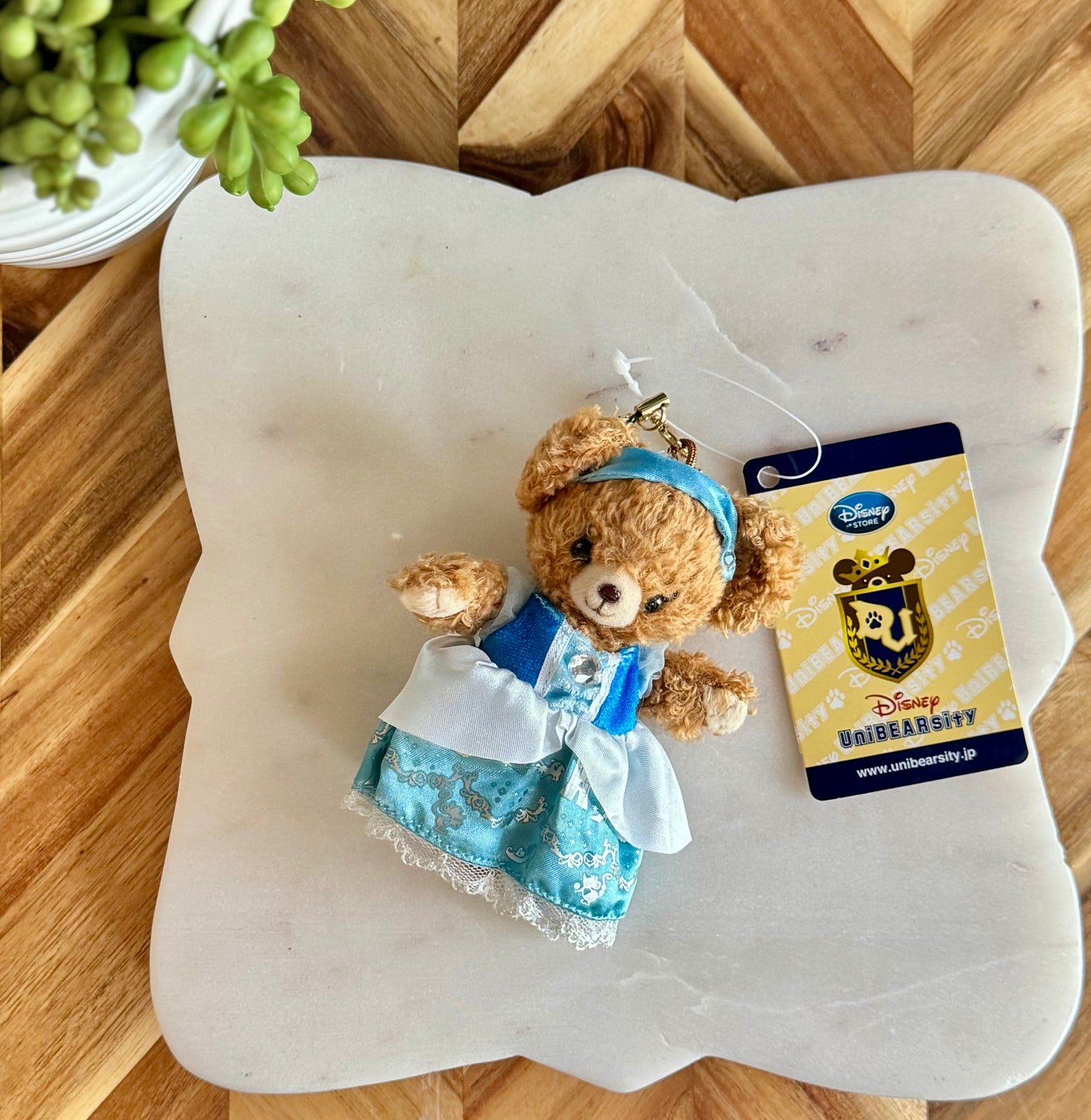 UniBearsity "Cinderella" Plush Bag Charm / Key Chain