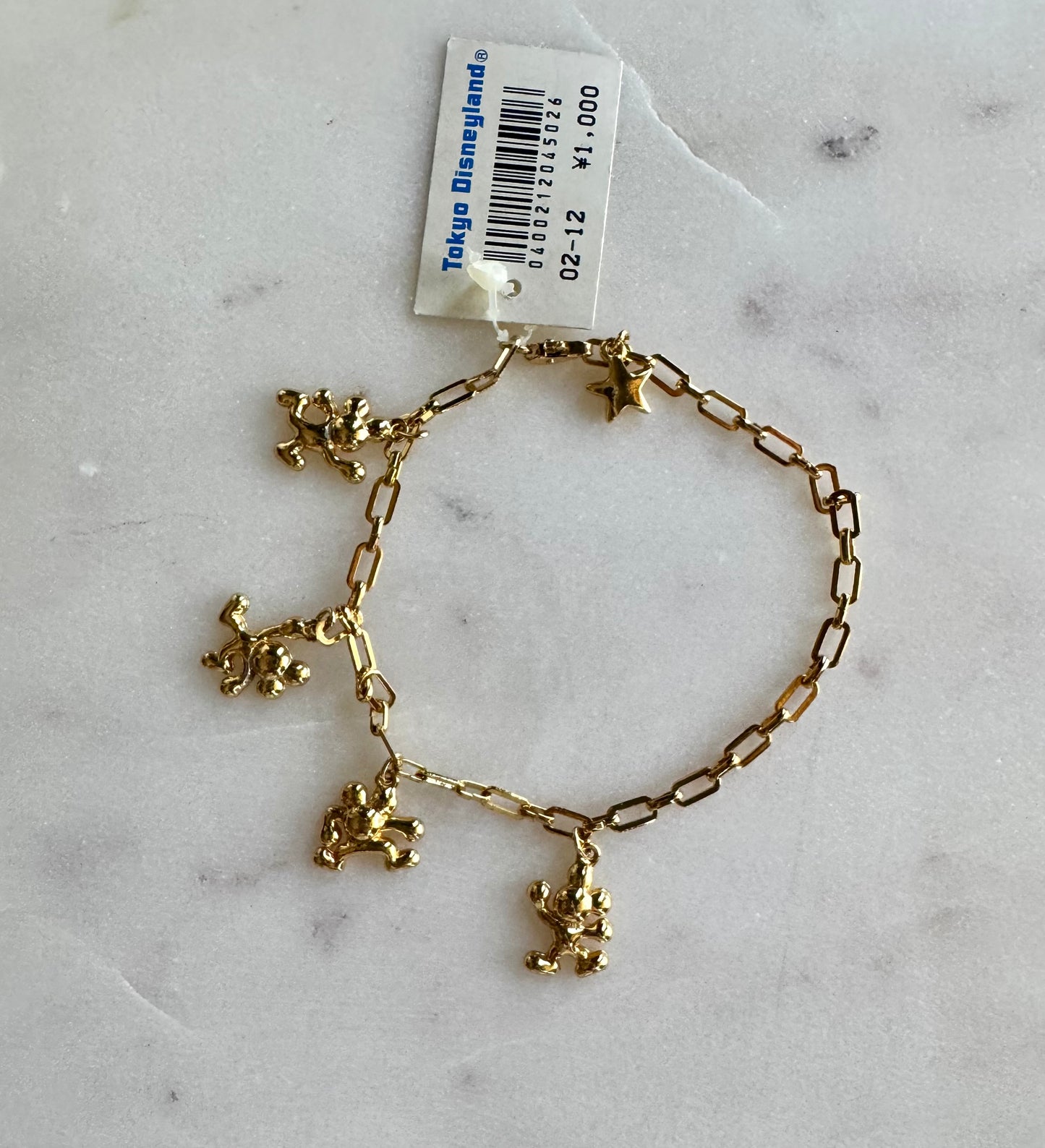 Mickey Mouse Charm Bracelet