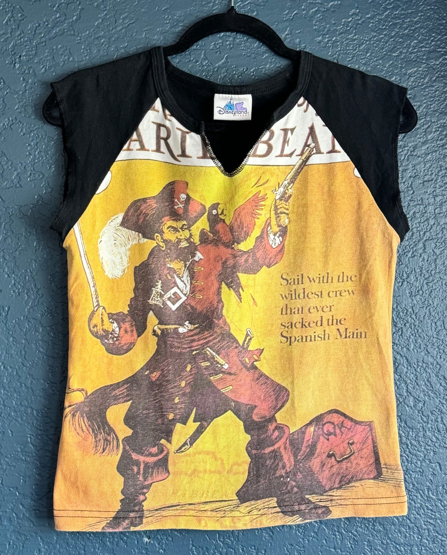 Y2K Pirates of the Caribbean Raglan Tee