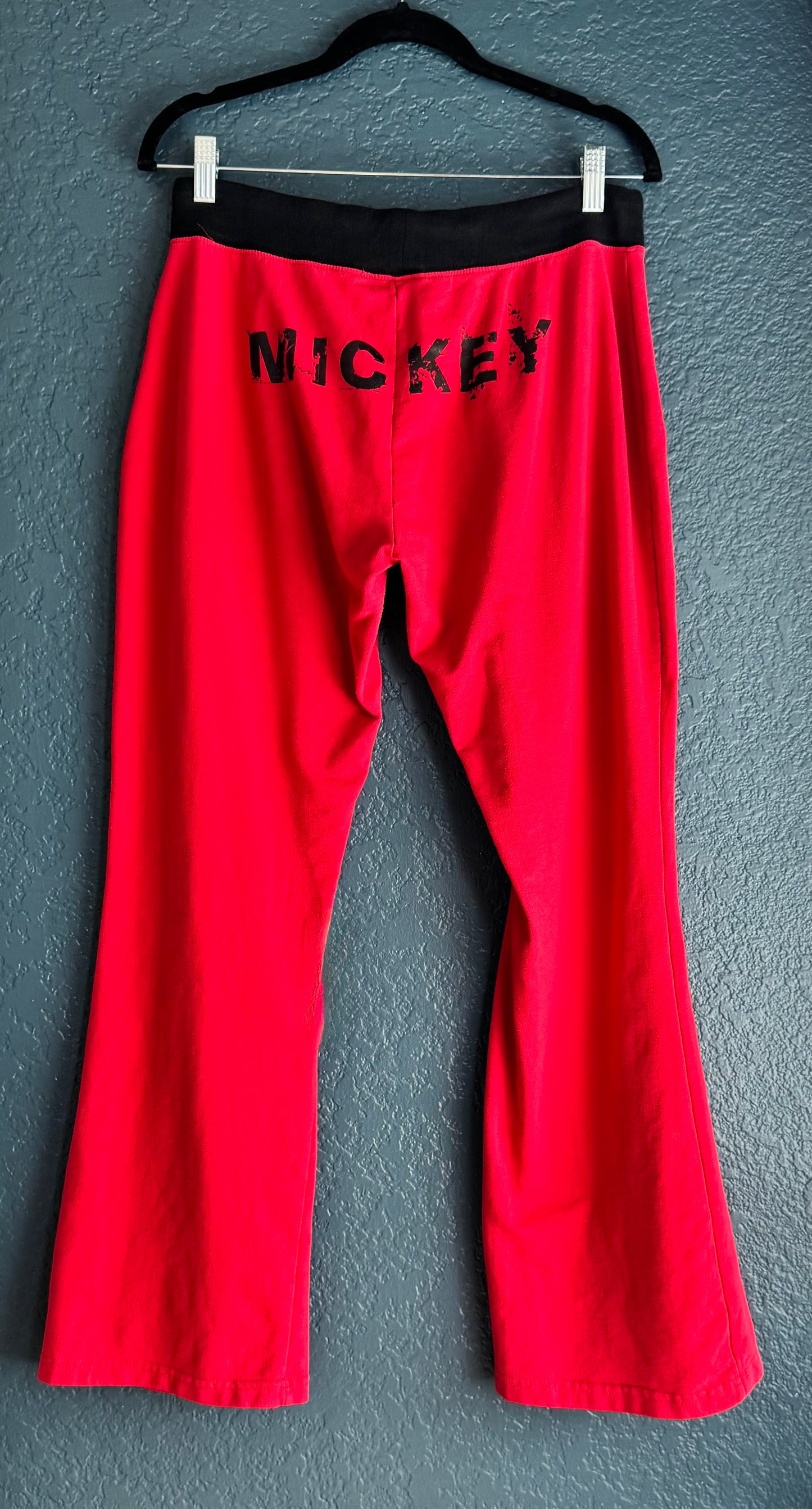 Y2K Mickey Mouse Track Pants