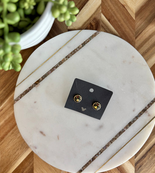 Cameo Mickey Mouse Earrings