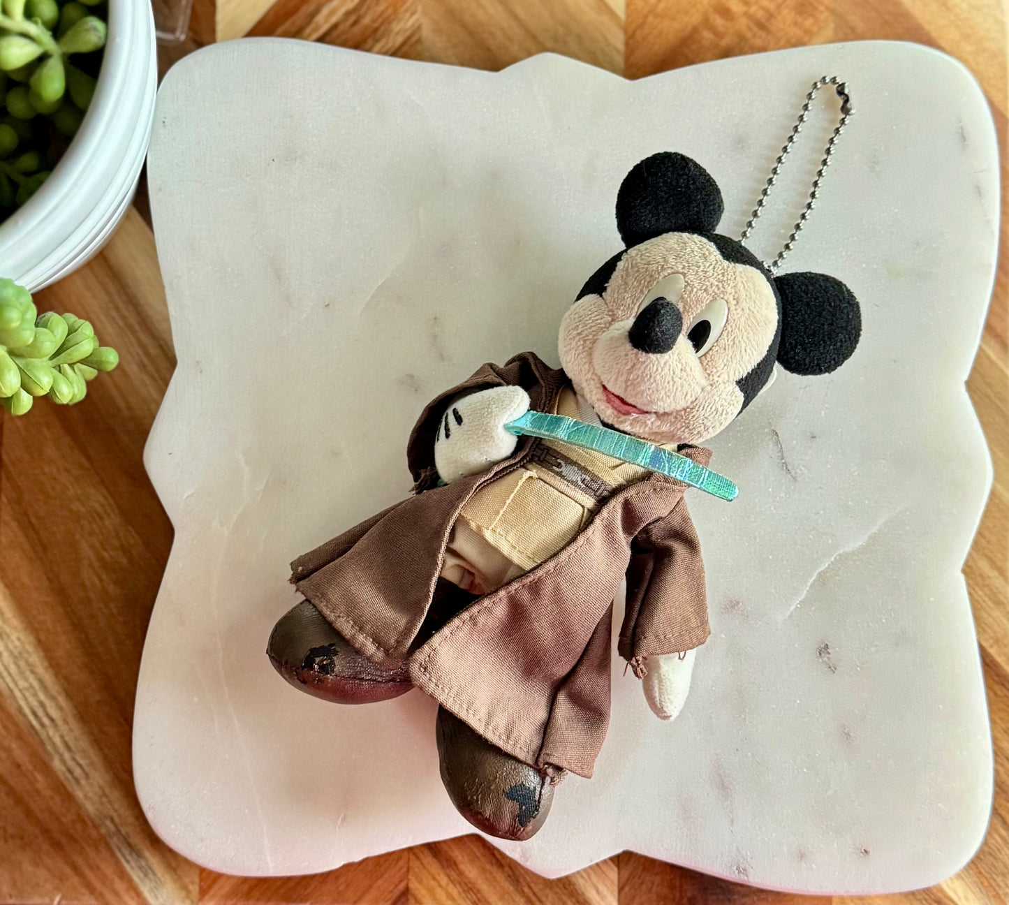Star Wars Jedi Mickey Plush Bag Charm / Key Chain