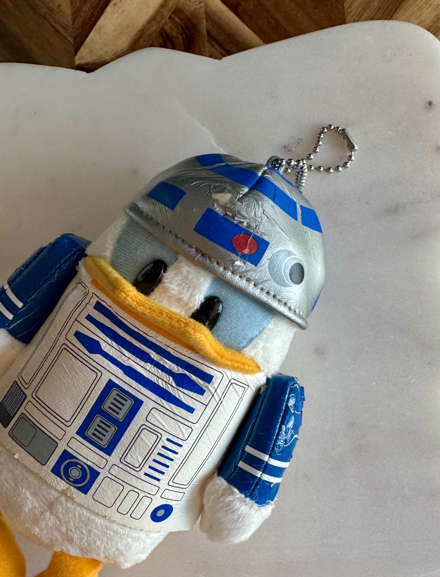 Star Wars Donald R2D2 Plush Bag Charm / Key Chain