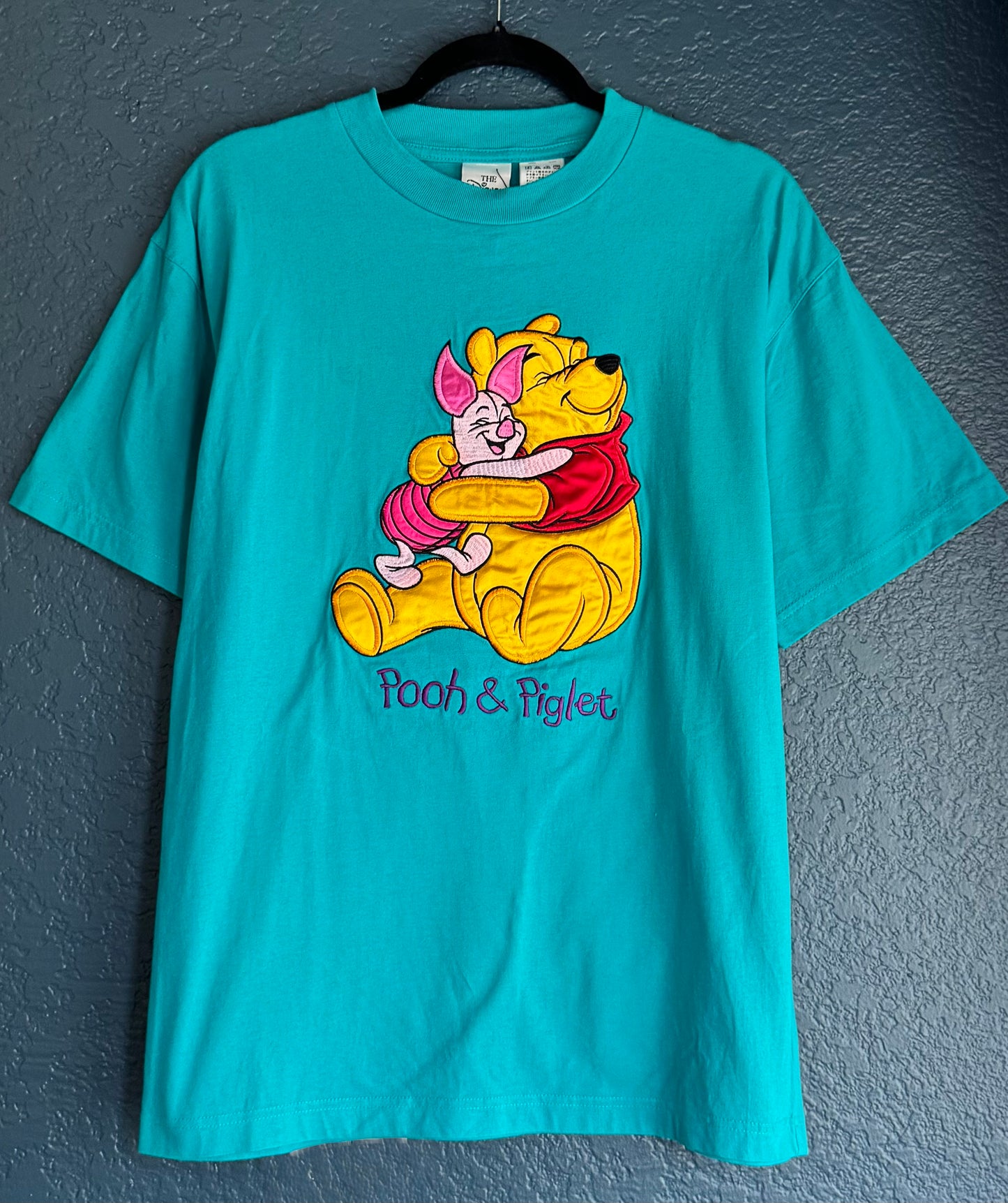 Pooh & Piglet Embroidered Patch Shirt