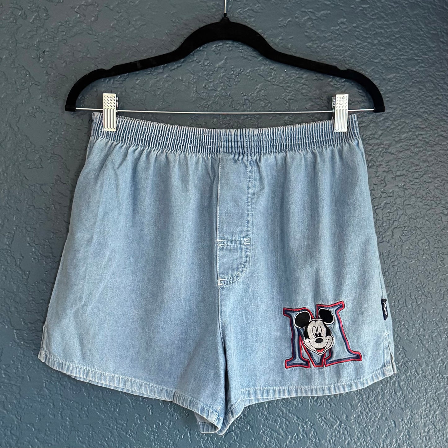 Denim Mickey Shorts