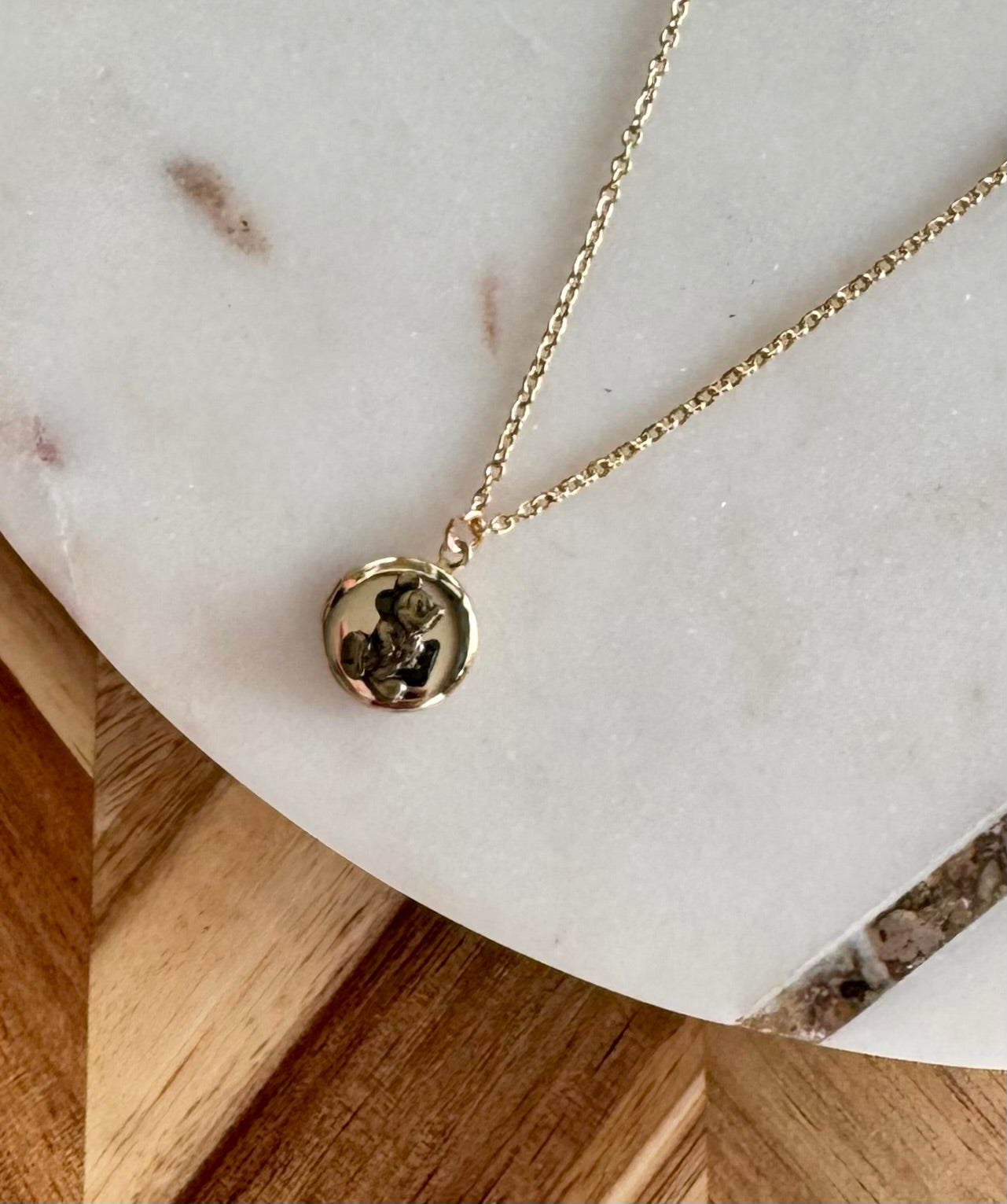Small Mickey Mouse Locket Necklace
