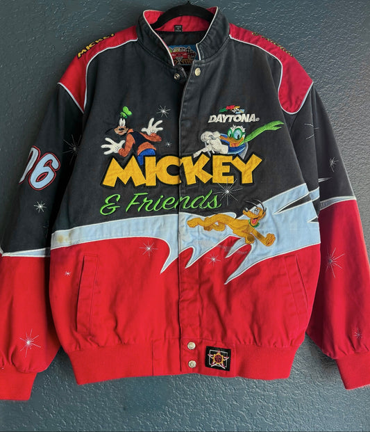 JH Design Mickey & Friends NASCAR Jacket