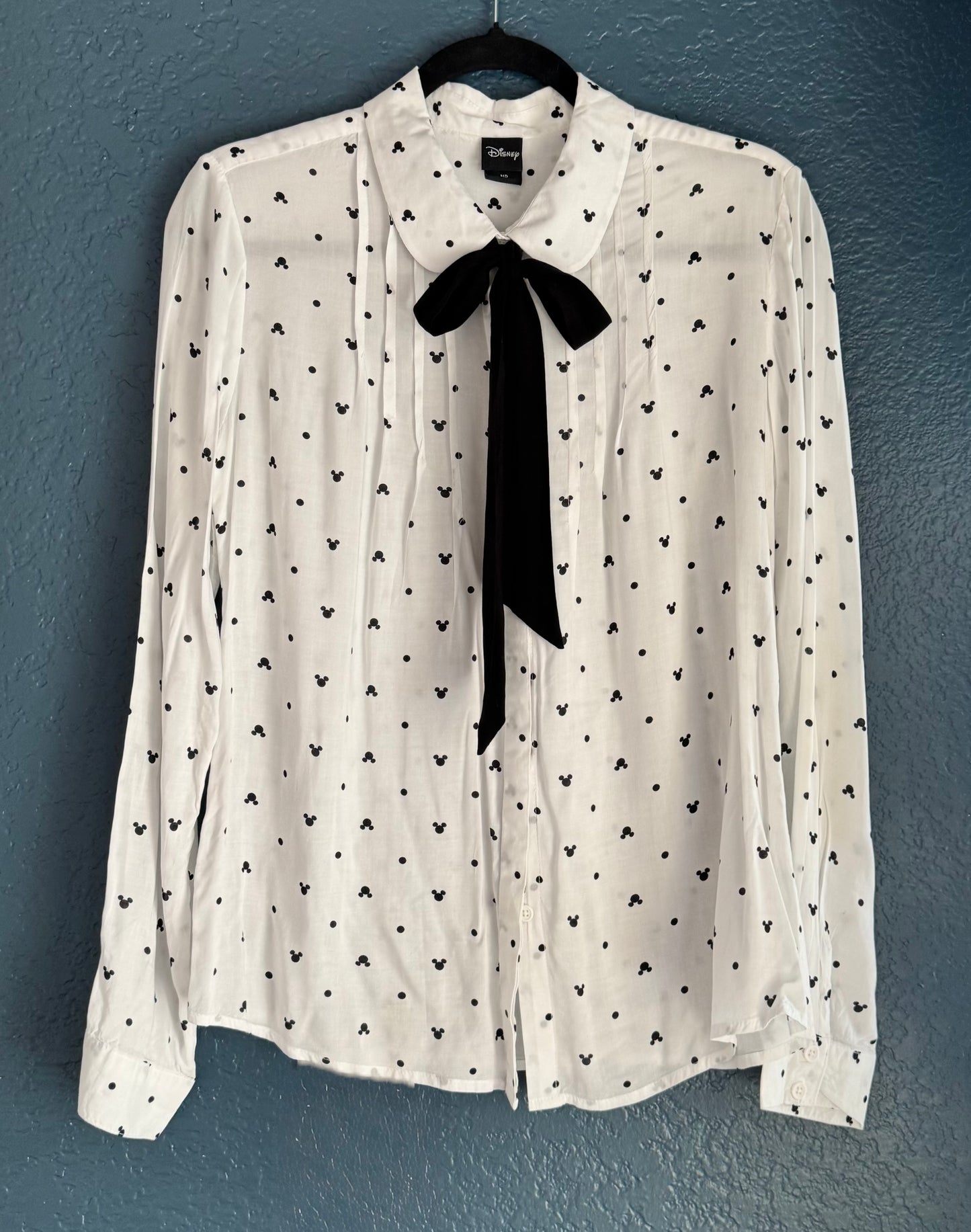 Polka Dot Mickey Button Up Shirt