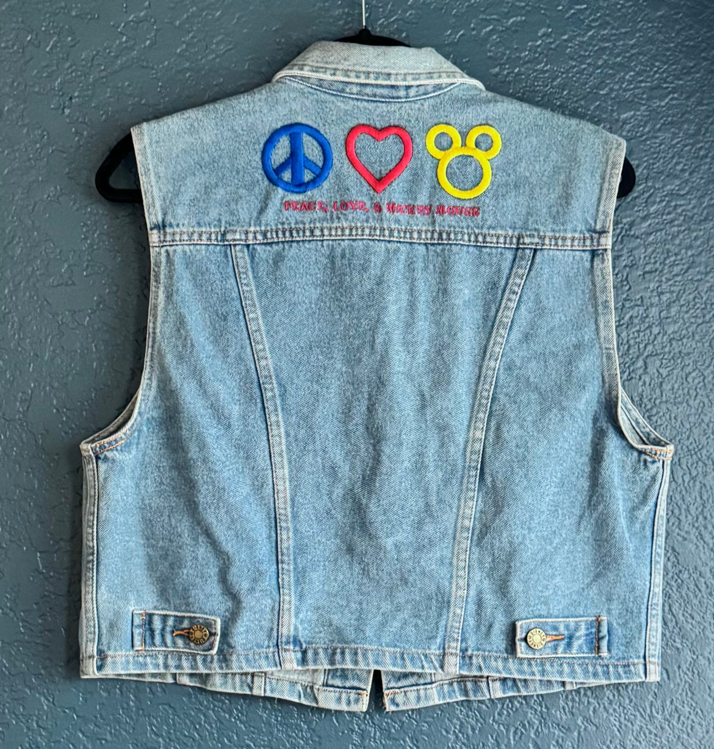 Peace Love Mickey Vest