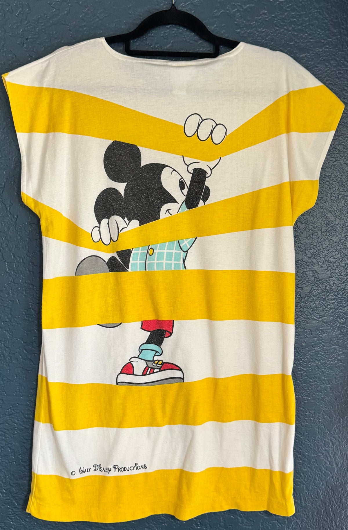 Stripped Mickey Tunic Top / Shirt Dress