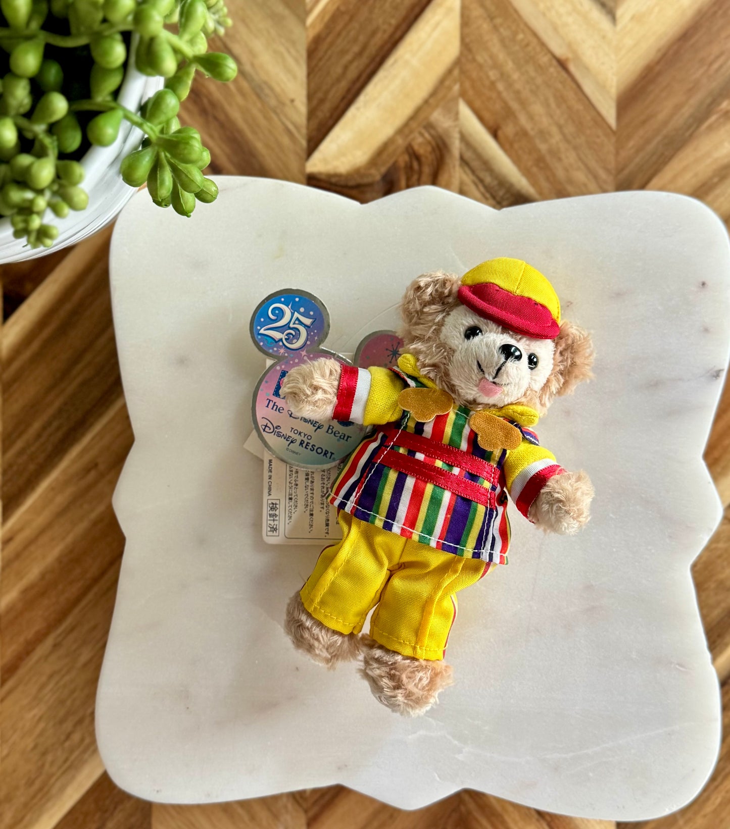 TDR 🎈Vendor Duffy Plush Bag Charm / Key Chain - NWT