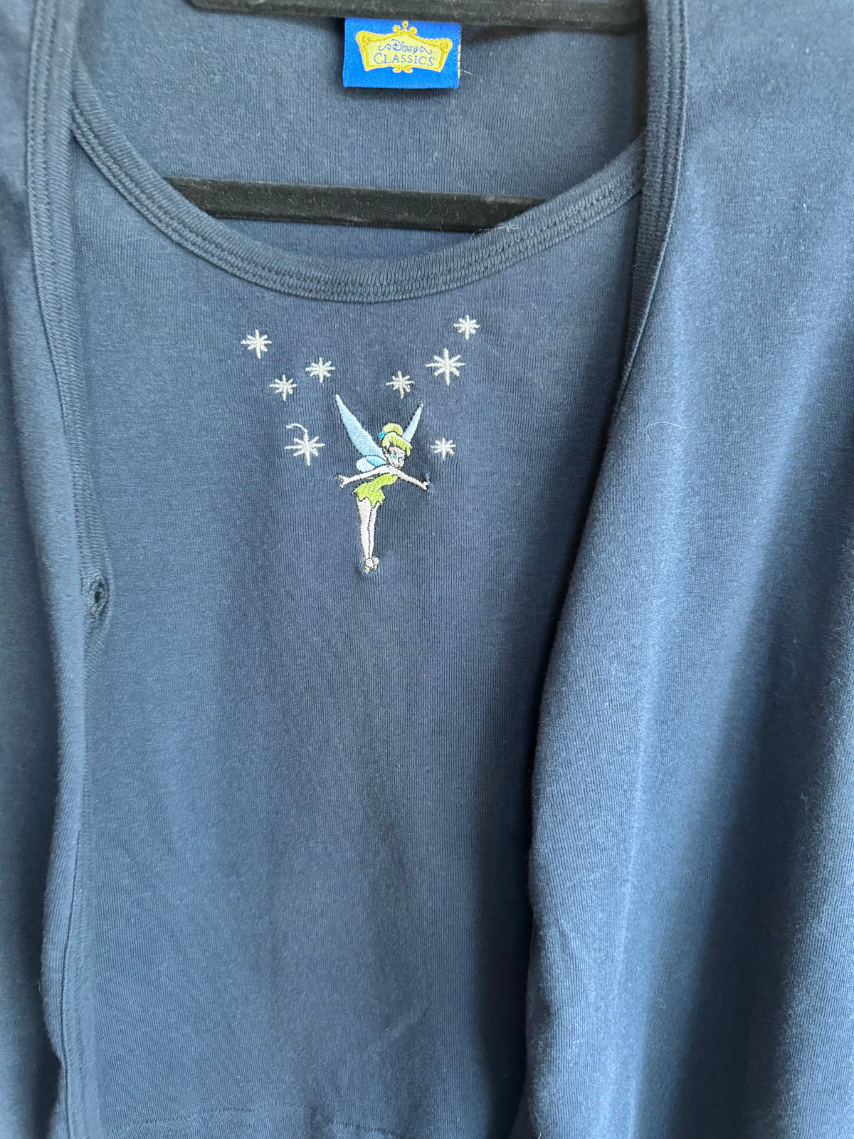 Embroidered Tinkerbell Cardigan Shirt
