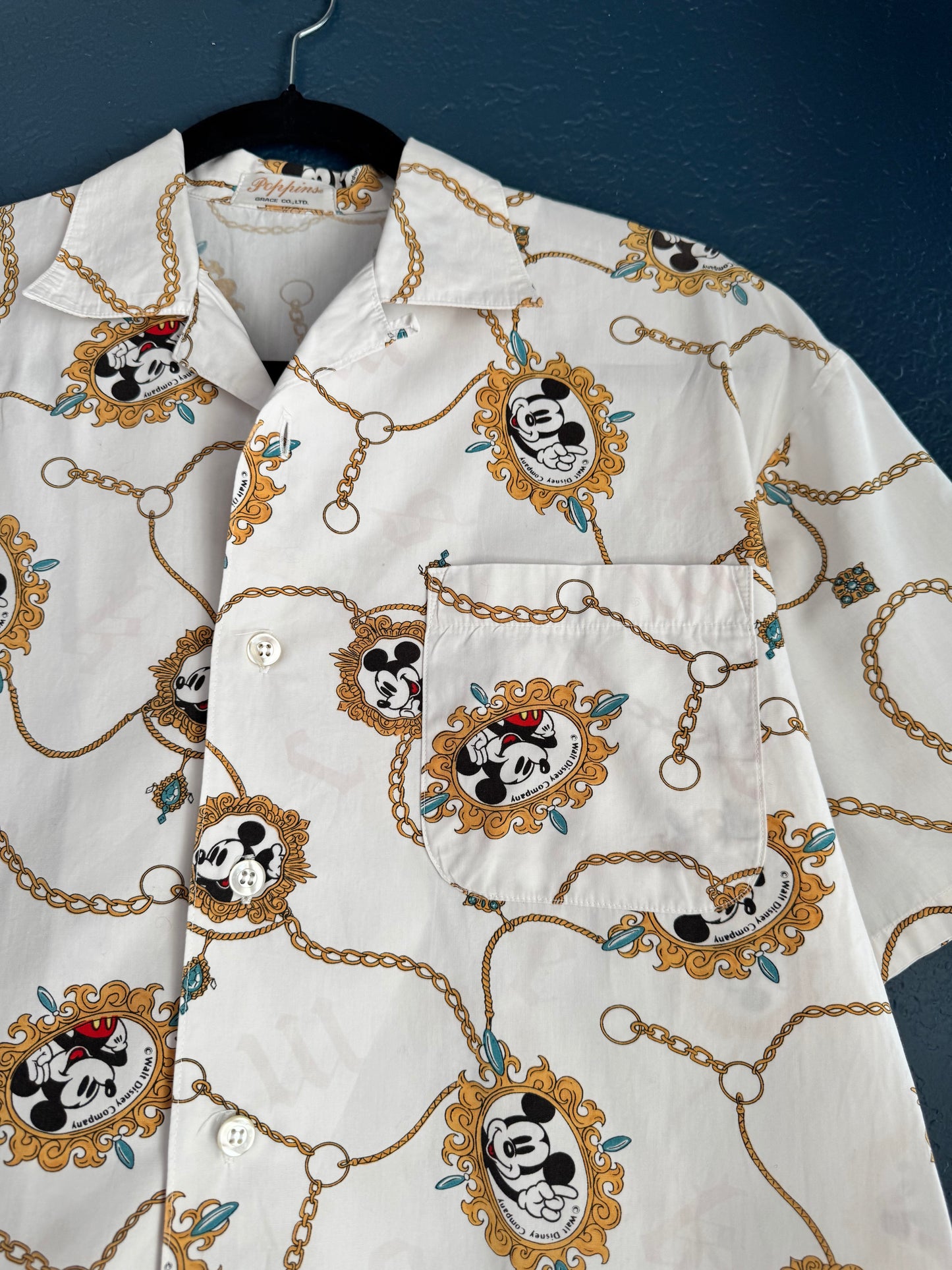 Mickey Mouse Button Up Shirt