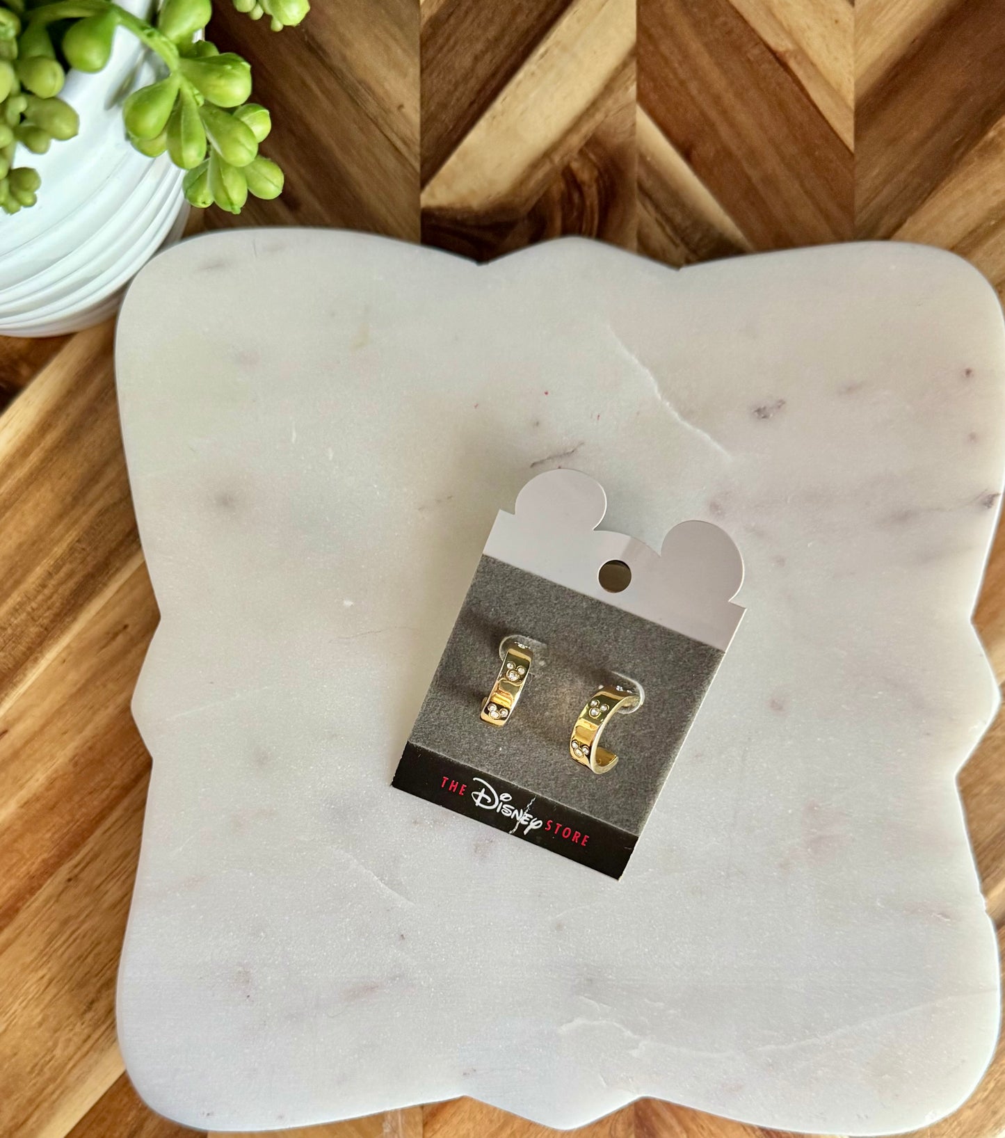 Mickey Mouse Rhinestone Hoops