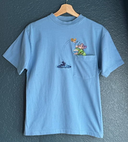 Embroidered Dopey Pocket Tee