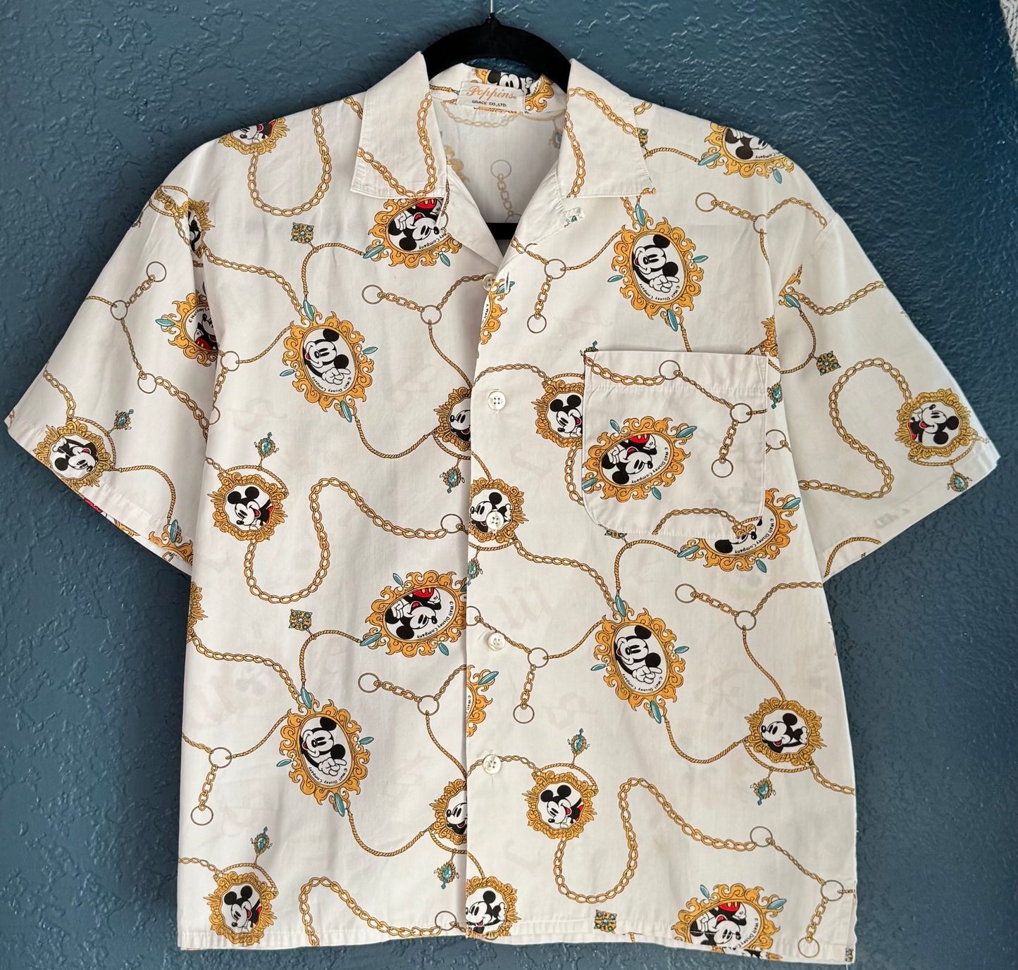 Mickey Mouse Button Up Shirt